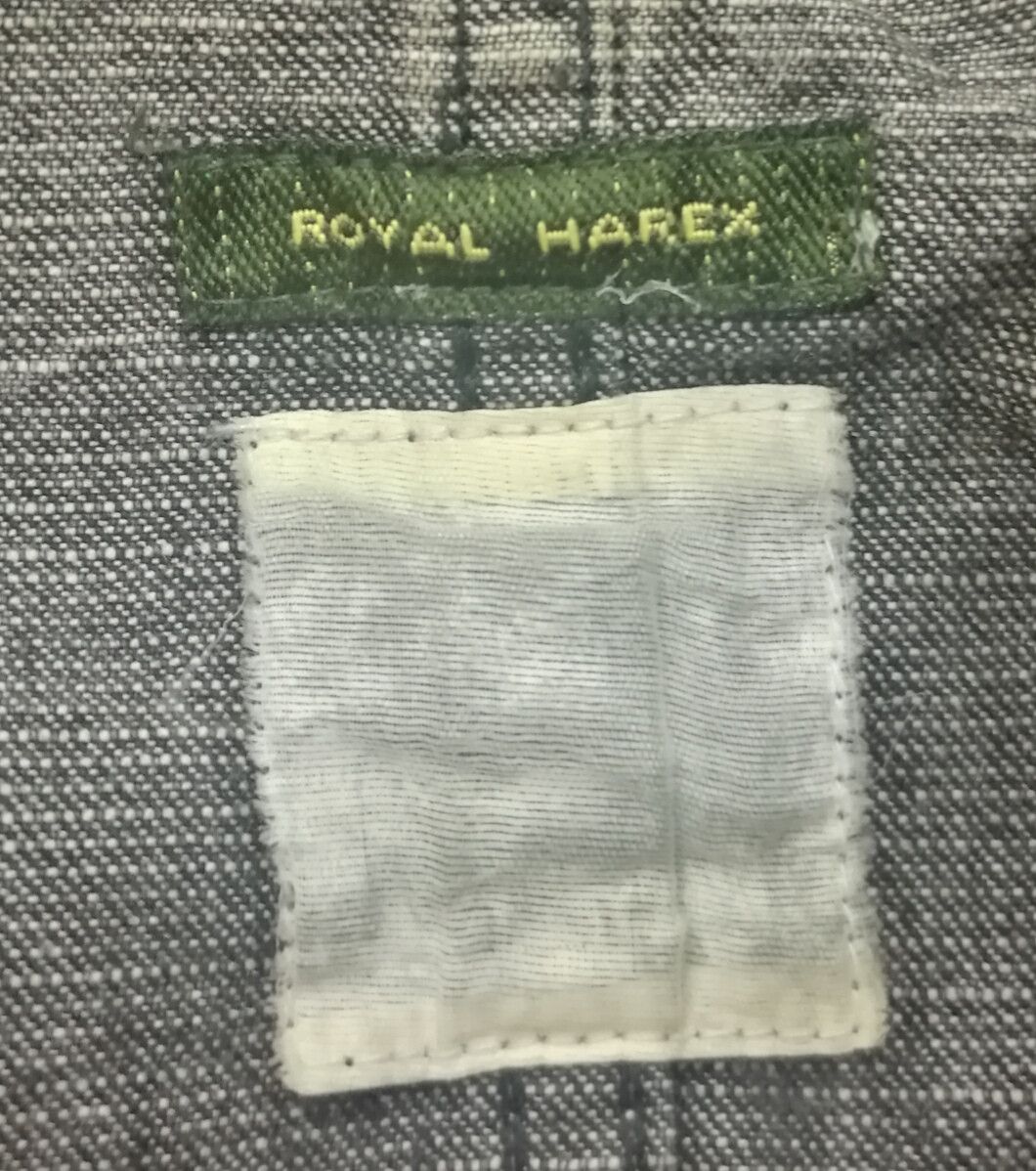 Japanese Brand Vintage Japanese Brand Royal Harex Faded Black Denim Jacket Size US L / EU 52-54 / 3 - 8 Thumbnail