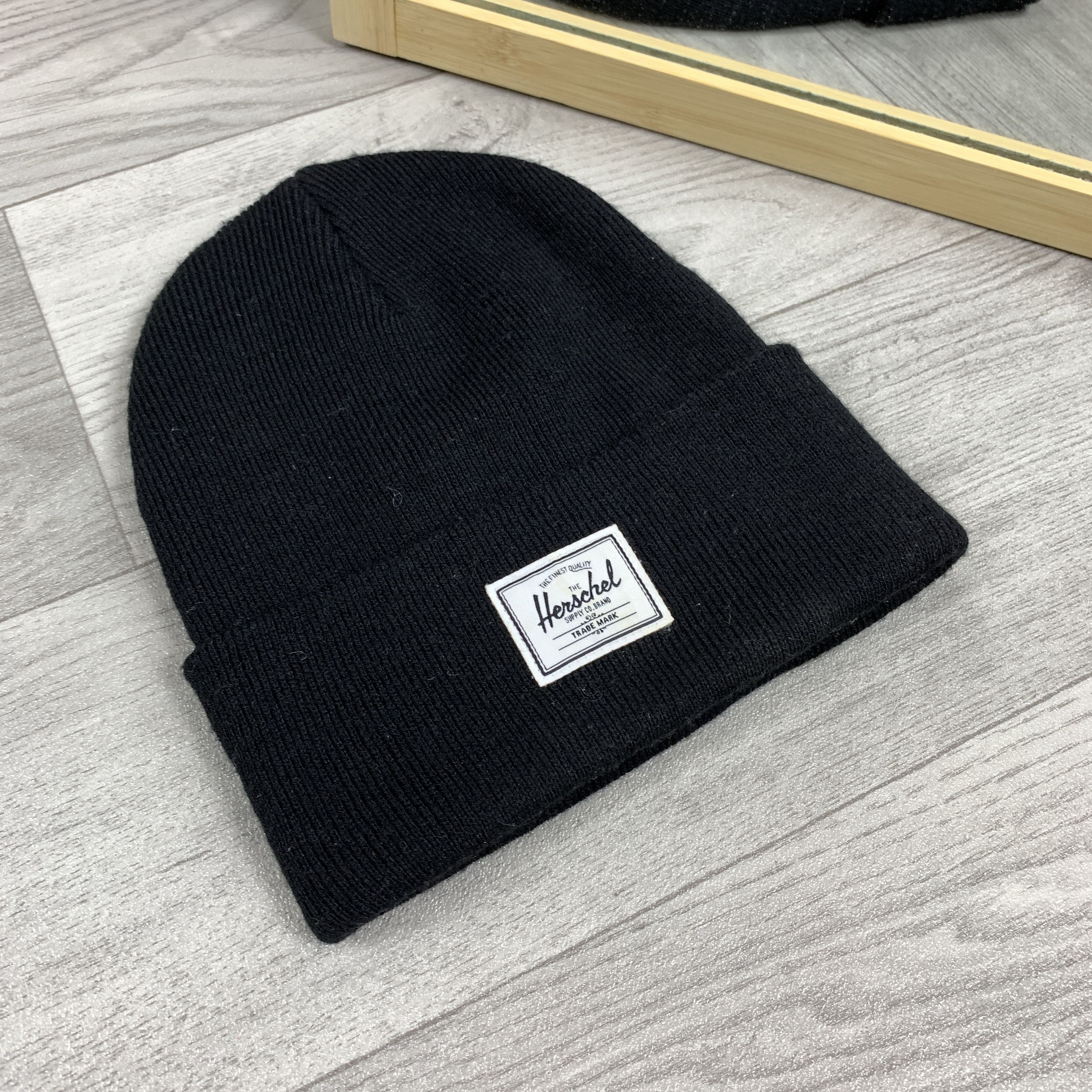 Herschel Supply Co. Vintage Herschel Supply Co. Icon Black Beanie Winter Hat Cap Size ONE SIZE - 8 Thumbnail