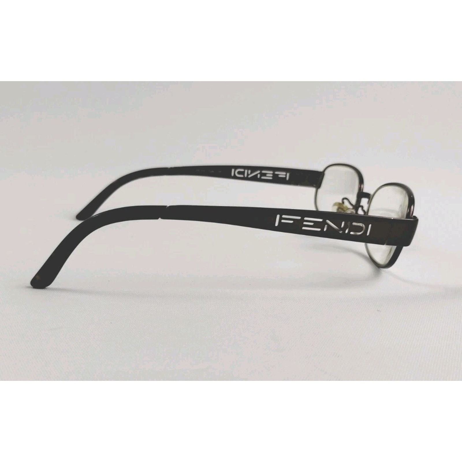 Fendi Fendi Women Blk Eyeglass Frames FS 210 Metal Interior Damage Size ONE SIZE - 4 Thumbnail