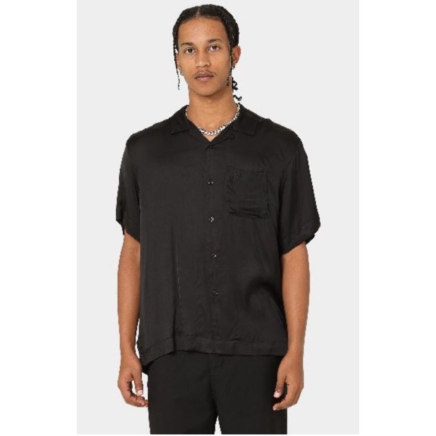 Honor the Gift Honor the Gift Men's Black Century Camp Button Shirt, L Size US L / EU 52-54 / 3 - 1 Thumbnail