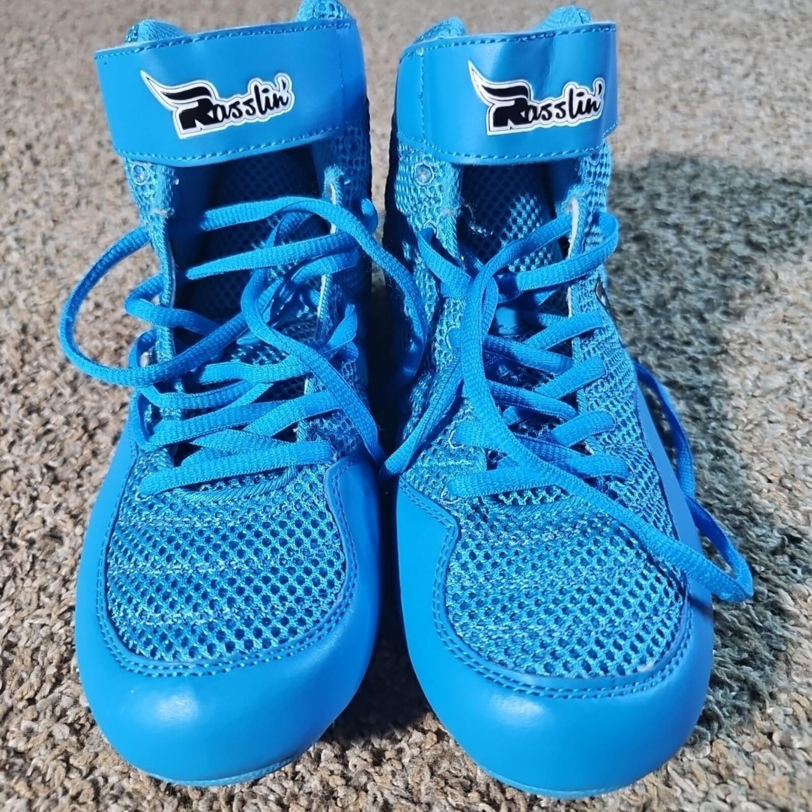 Other Rasslin' Wrestling Shoes Blue Sz 6 Size ONE SIZE - 4 Thumbnail