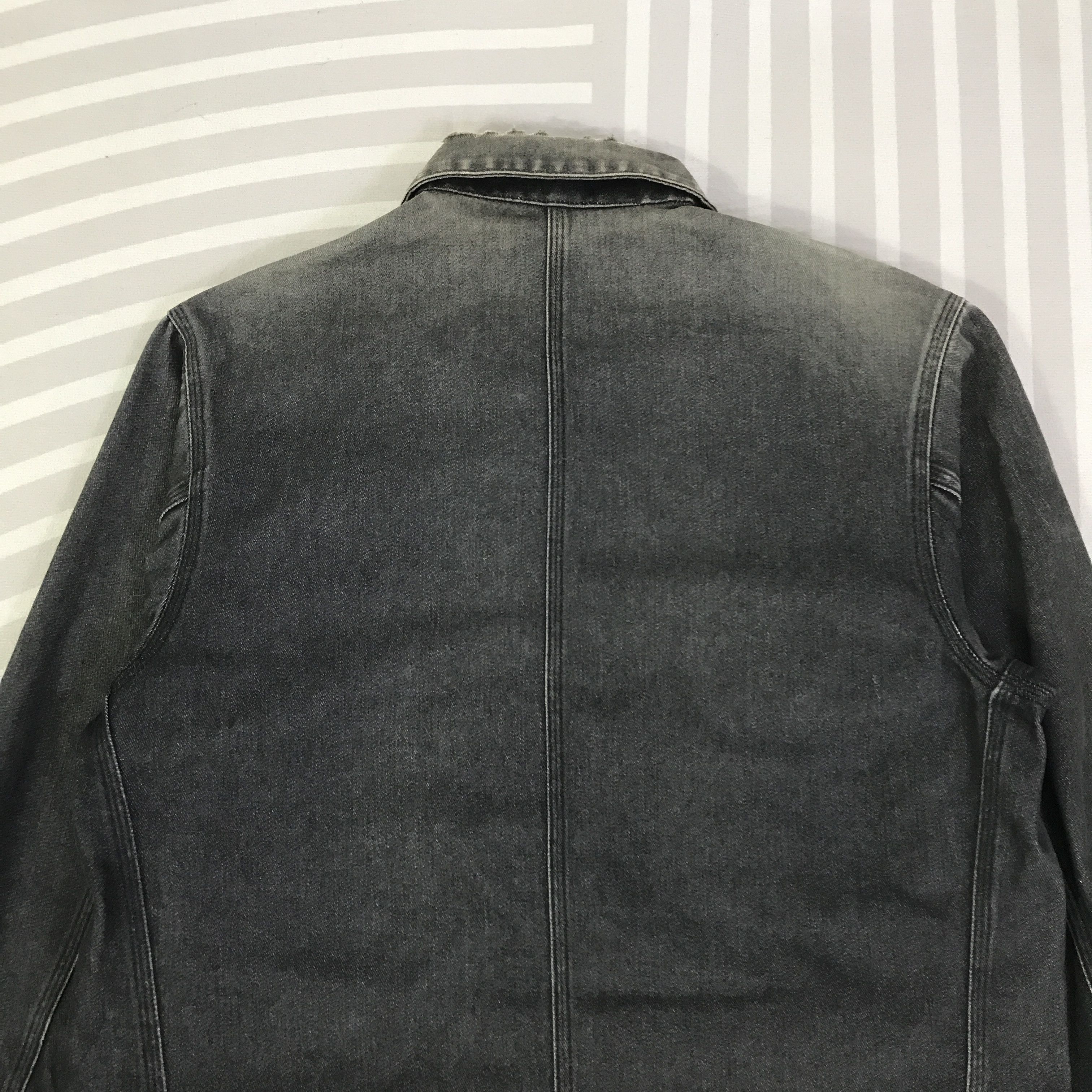 A.P.C. Vintage A.P.C Denim Faded distressed Jacket K115B12 Size US L / EU 52-54 / 3 - 4 Thumbnail