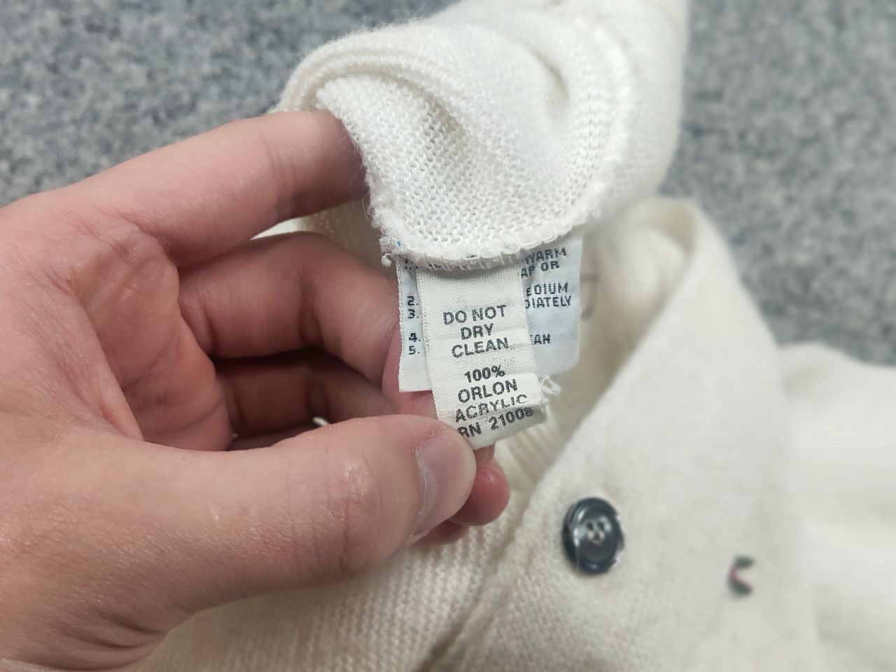 Lacoste Rare Vintage 80's Lacoste Izod Logo White Cardigan Sweater Size US XL / EU 56 / 4 - 13 Thumbnail