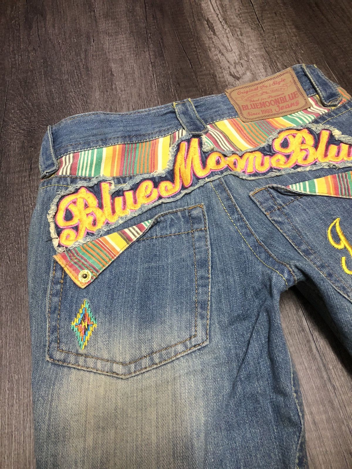 Blue Blue Japan × Hysteric Glamour Vintage Blue Moon Blue Jeans (unisex) Size US 30 / EU 46 - 7 Thumbnail