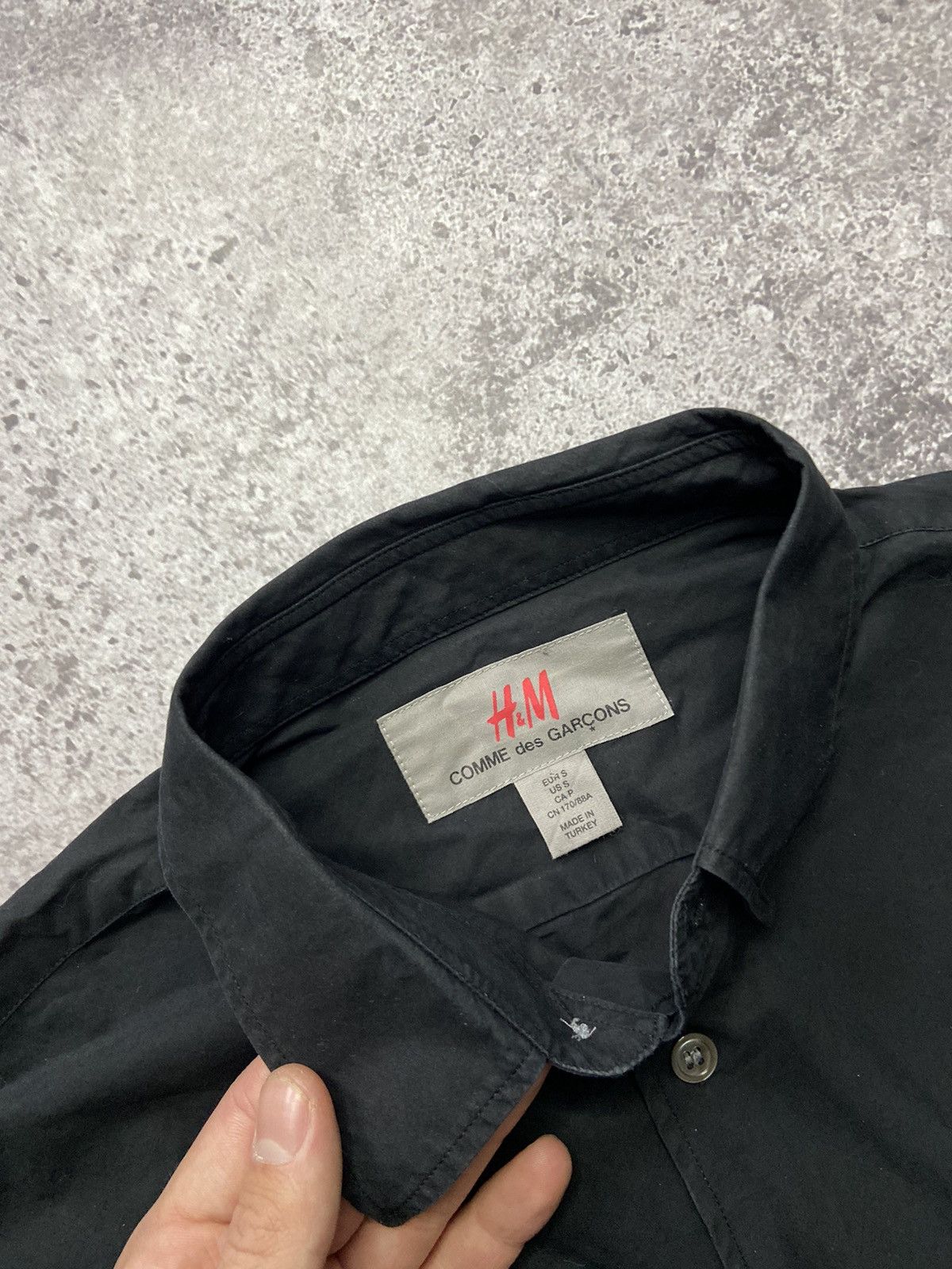 Comme des Garcons COMME DES GARCONS for H&M Black Cotton Button-Up Shirt Size US S / EU 44-46 / 1 - 3 Thumbnail
