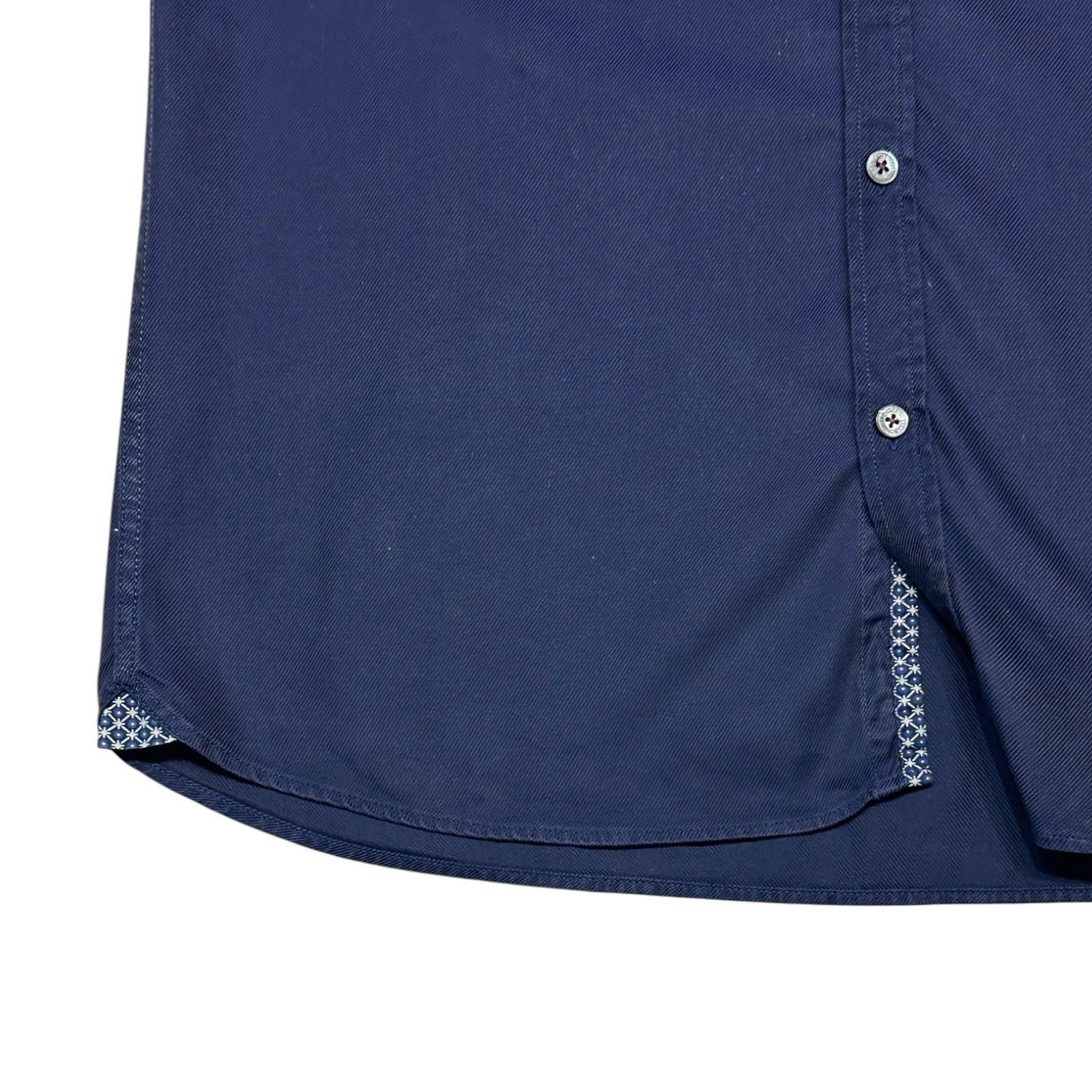 Ted Baker Ted Baker 3 Shirt Men's UK Size M Blue Contrasting Trim Size 38R - 6 Thumbnail