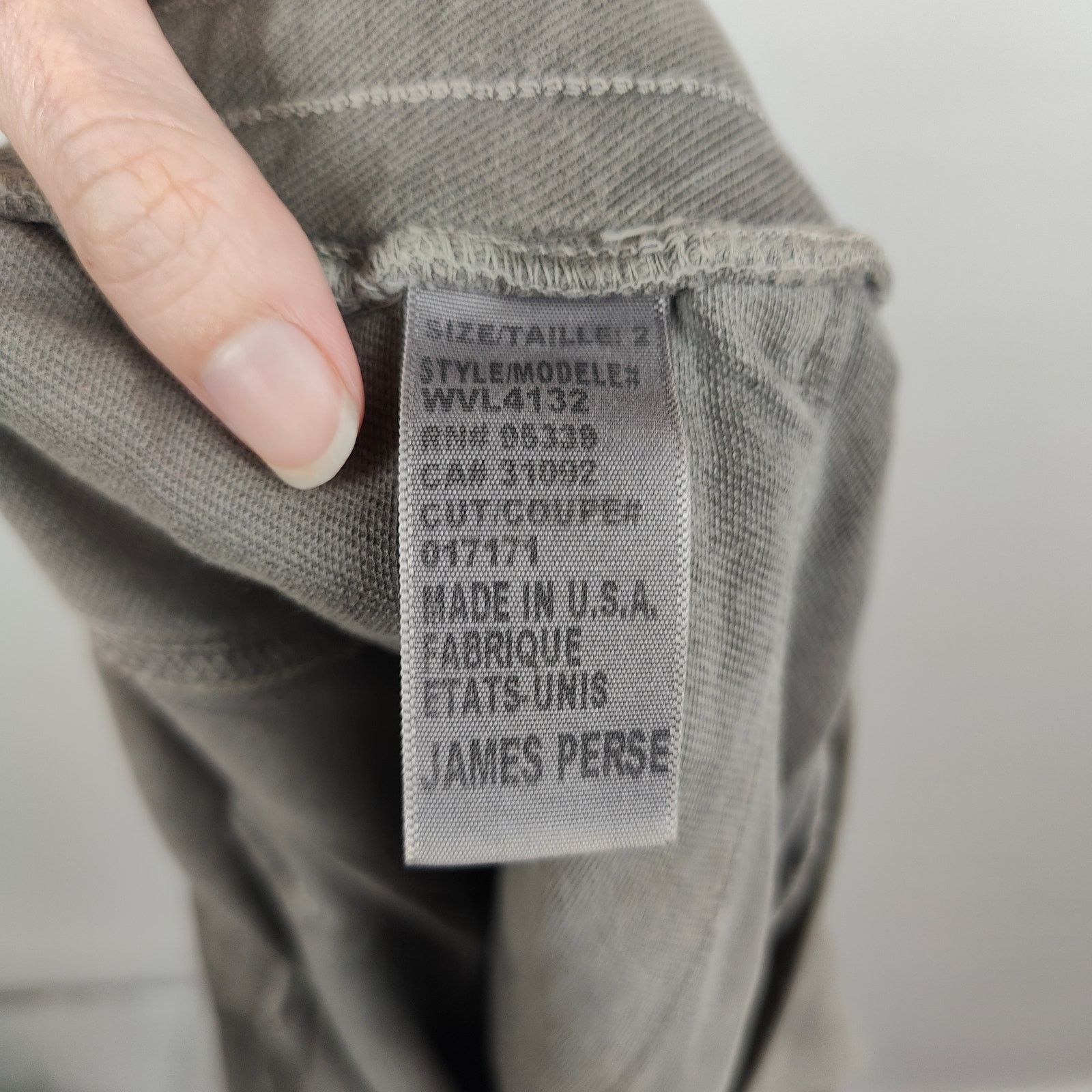 James Perse James Perse Sweat Shorts Womens Medium 2 Gray Cotton Size 29" - 7 Thumbnail