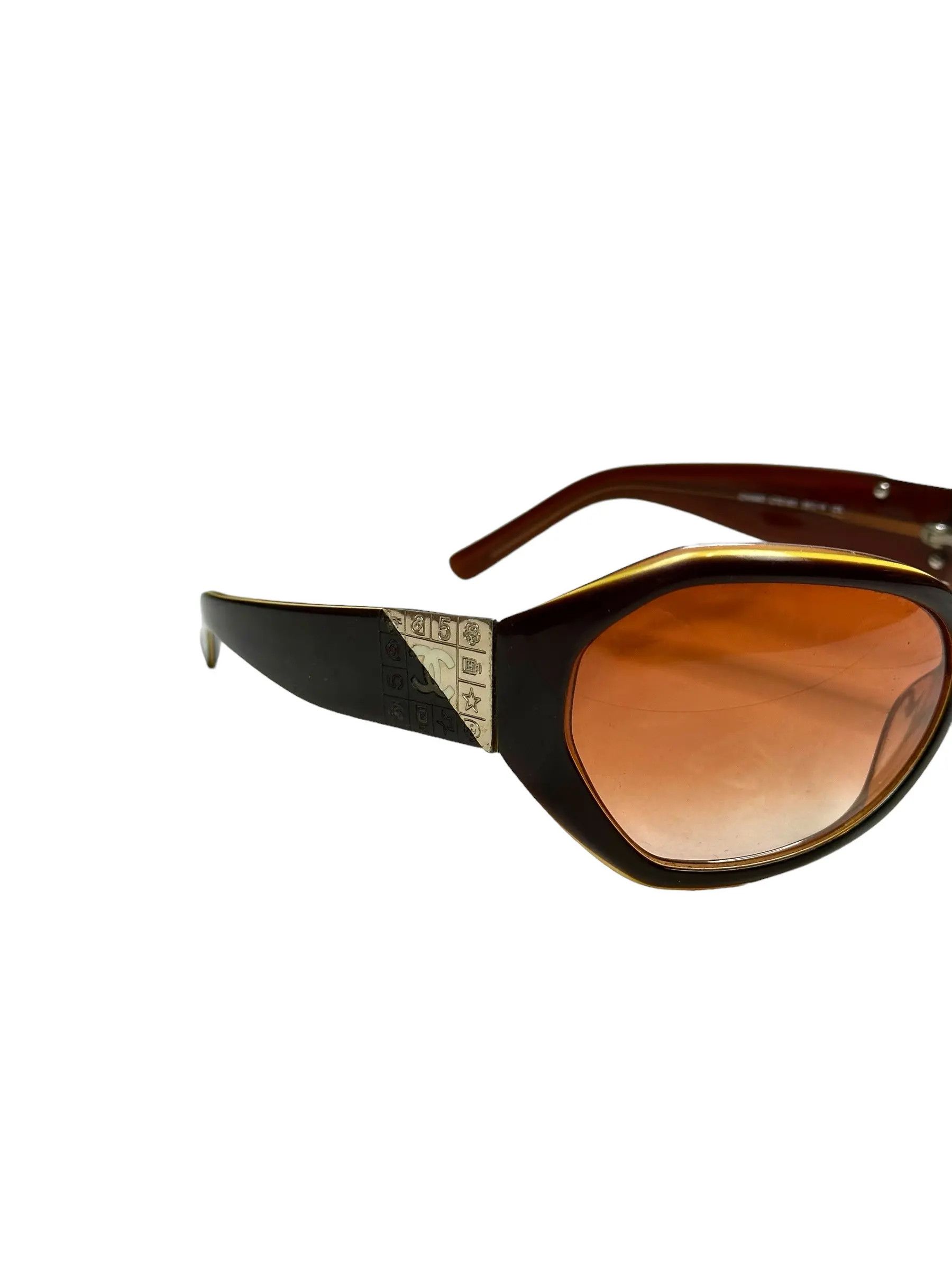 Chanel Chanel hexagon engraved logo sunglasses Size ONE SIZE - 8 Thumbnail