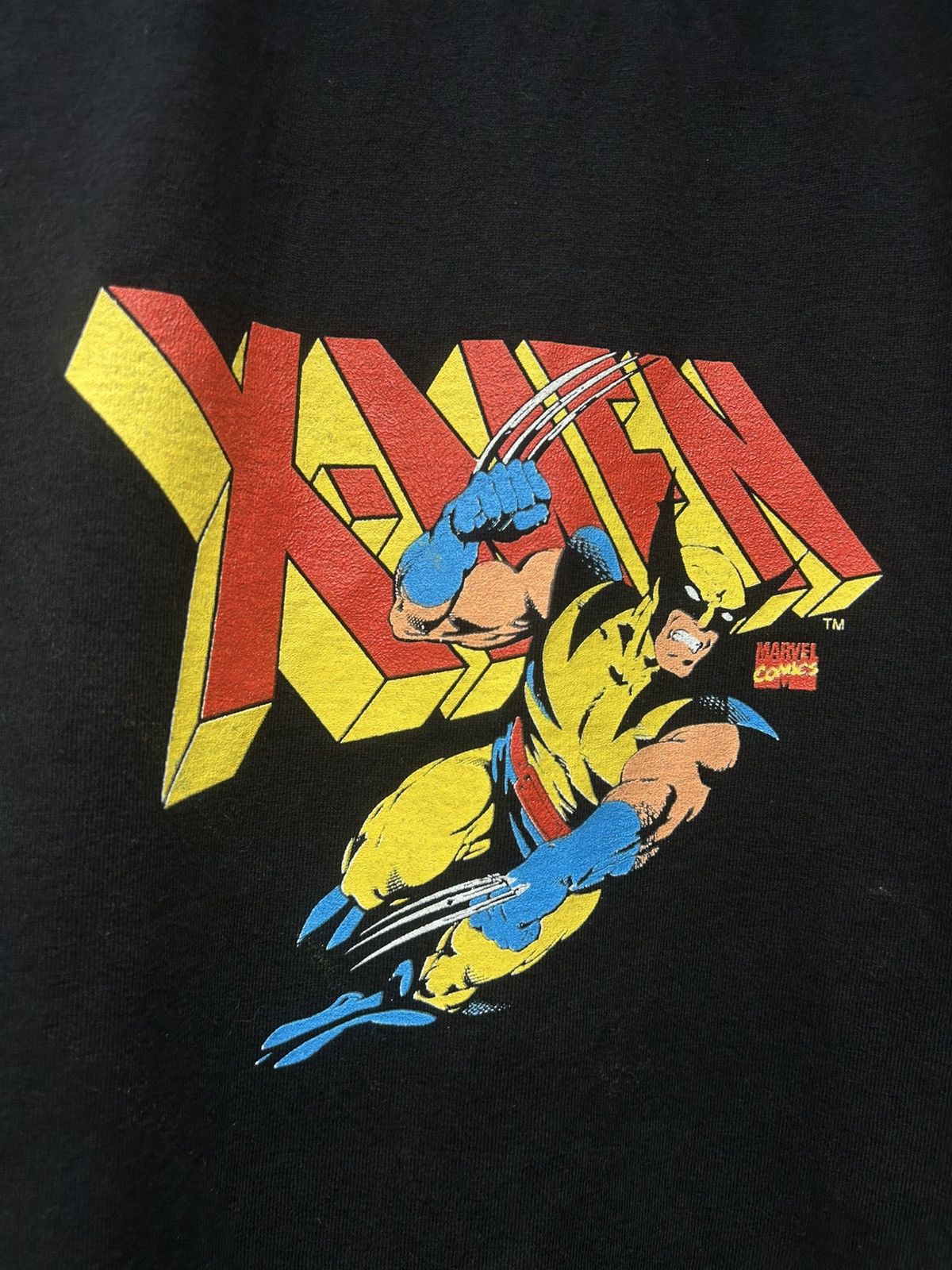 Marvel Comics Vintage Marvel Comics X-Men Graphic Black Tshirt Size US XL / EU 56 / 4 - 2 Thumbnail