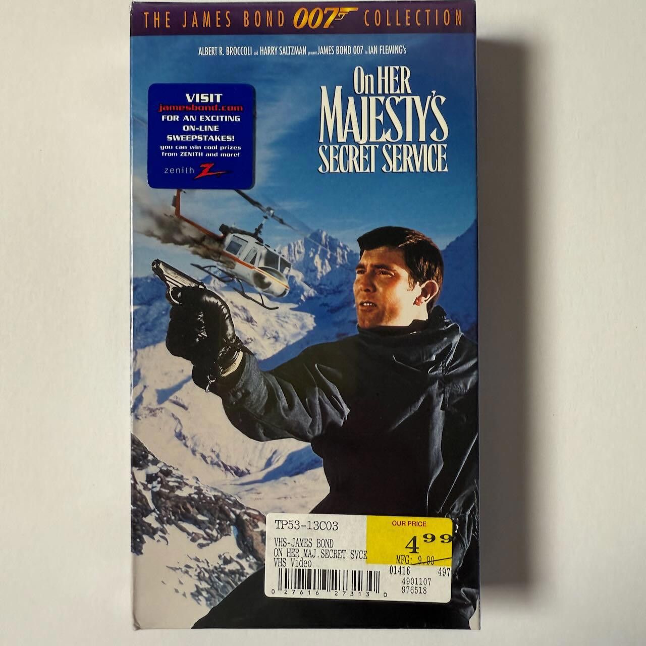 Other On Her Majesty's Secret Service VHS 1995 James Bond DS Size ONE SIZE - 2 Thumbnail