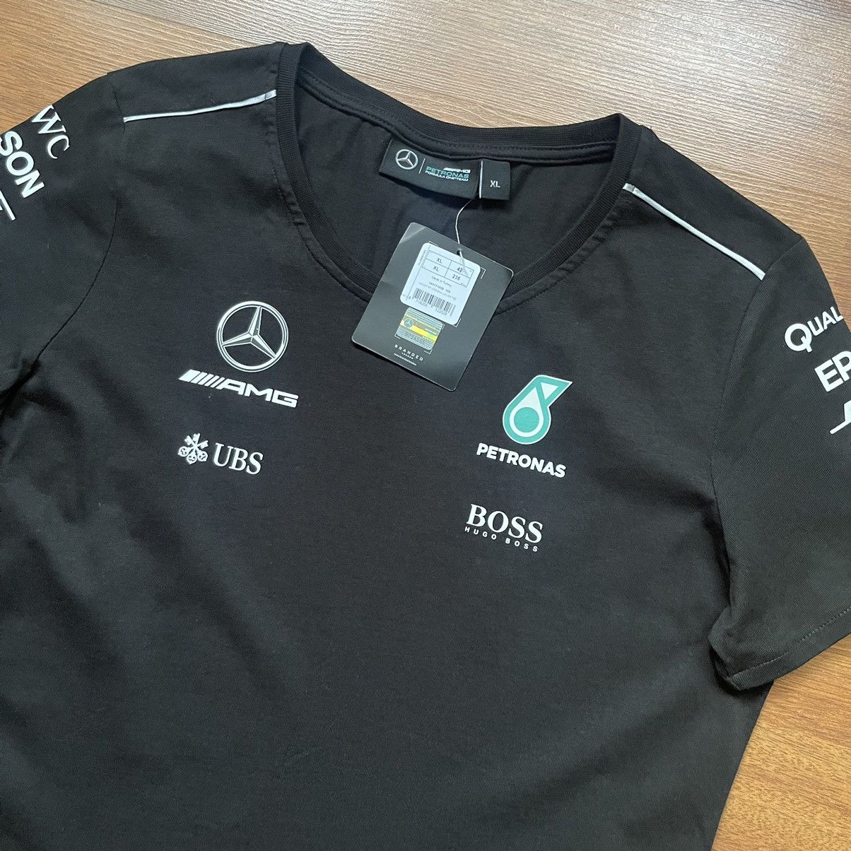 Formula 1 × Mercedes-Benz NWT AMG MERCEDES HUGO BOSS 2017 FORMULA 1 PETRONAS TEE Size XL / US 12-14 / IT 48-50 - 3 Thumbnail