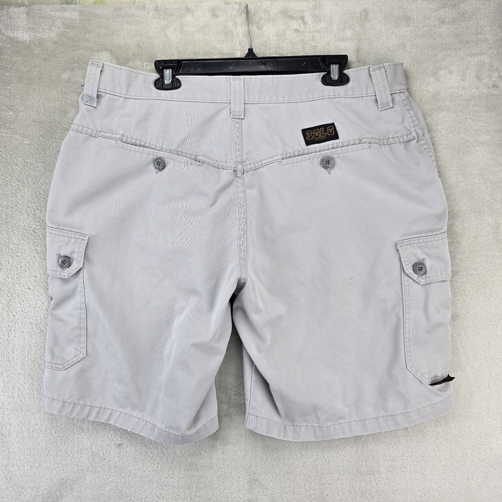 Other SOLO Semore Cargo Shorts Mens 38 Gray Baggy USA Seymour Size US 38 / EU 54 - 6 Thumbnail