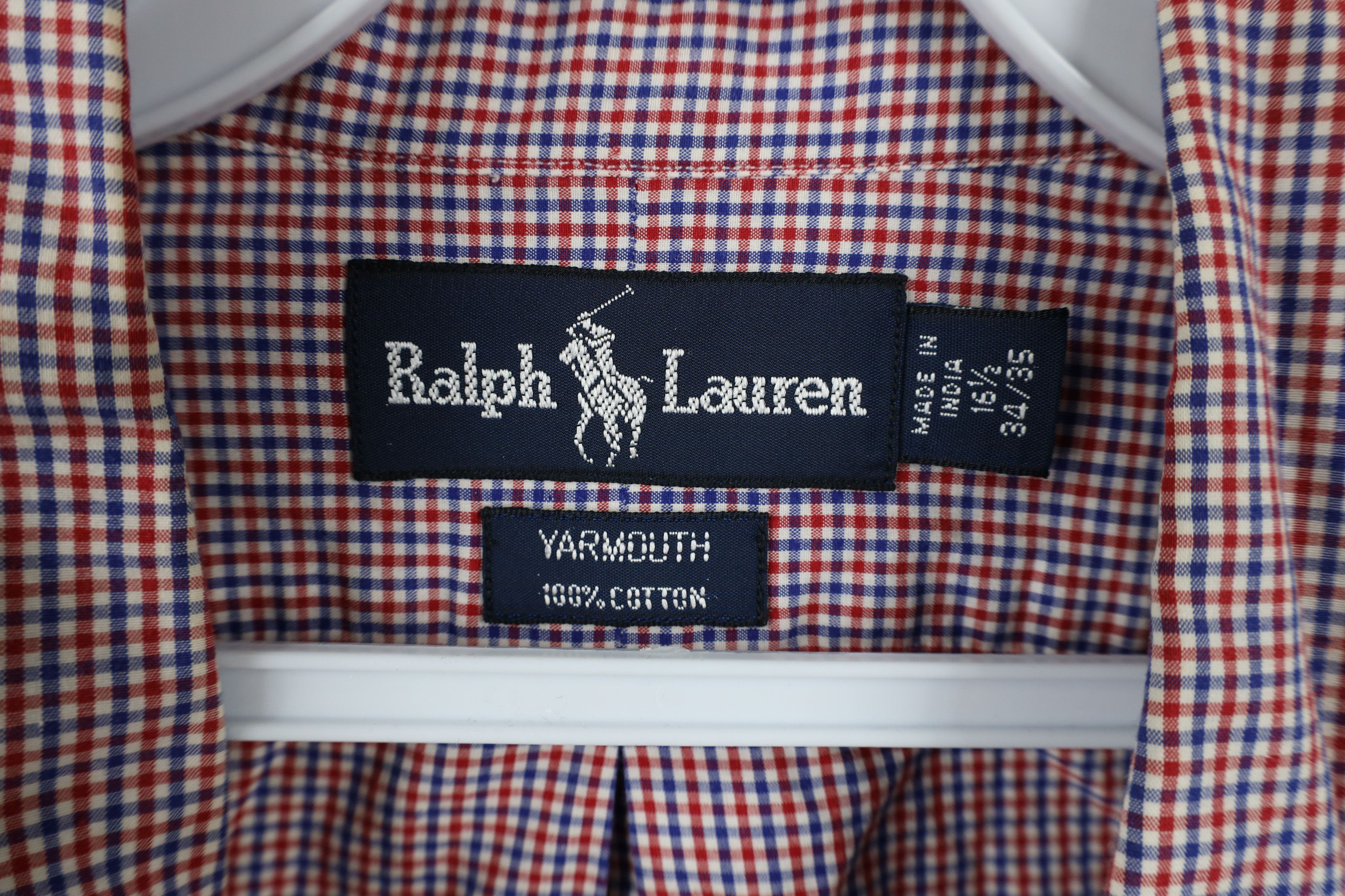 Polo Ralph Lauren Vintage 90s Ralph Lauren Yarmouth Collared Button Down Shirt Size US M / EU 48-50 / 2 - 6 Thumbnail