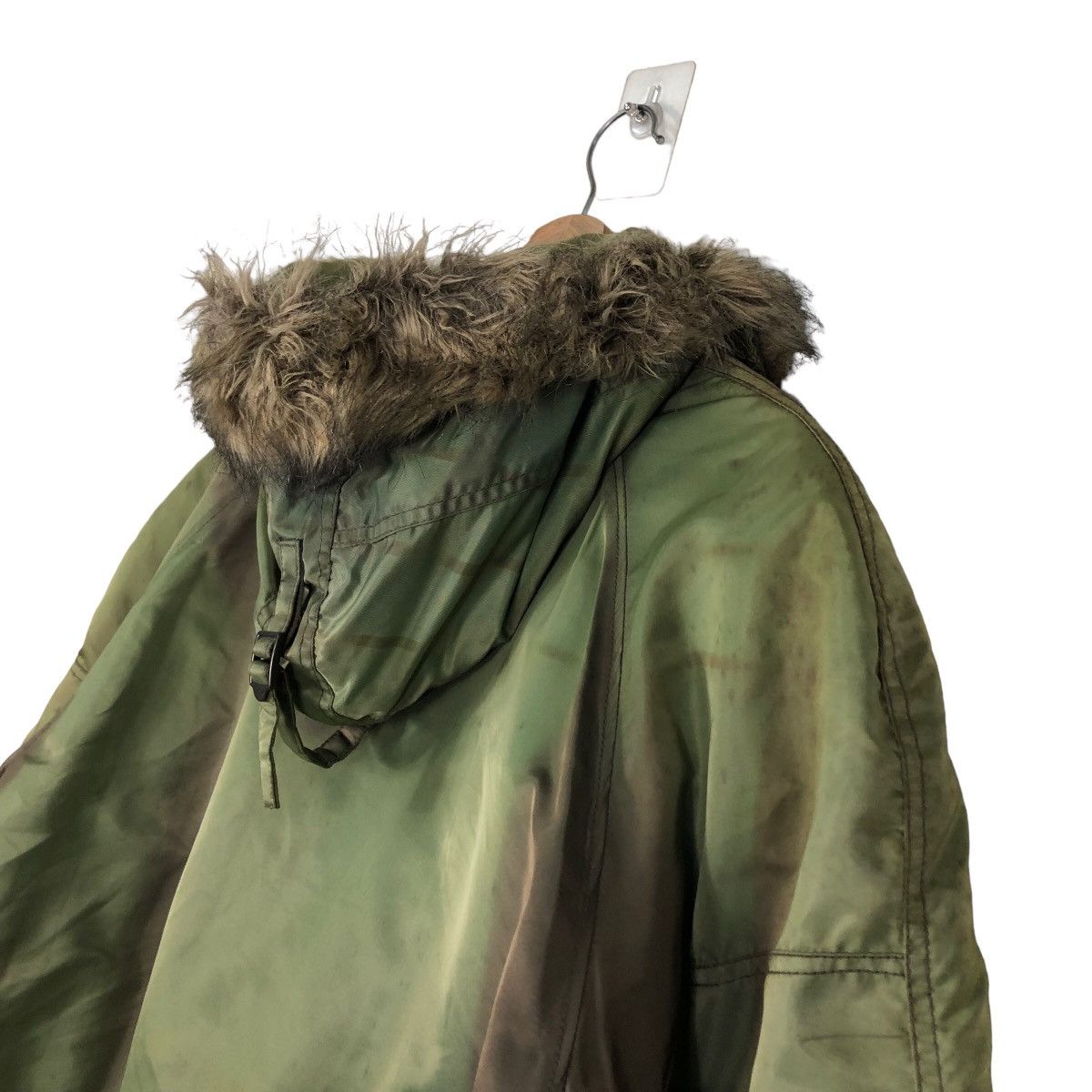 Avirex 🔥Heavy Parka Jacket Avirex USA Mink Fur Hoodie Cargo Pocket Size US M / EU 48-50 / 2 - 9 Thumbnail