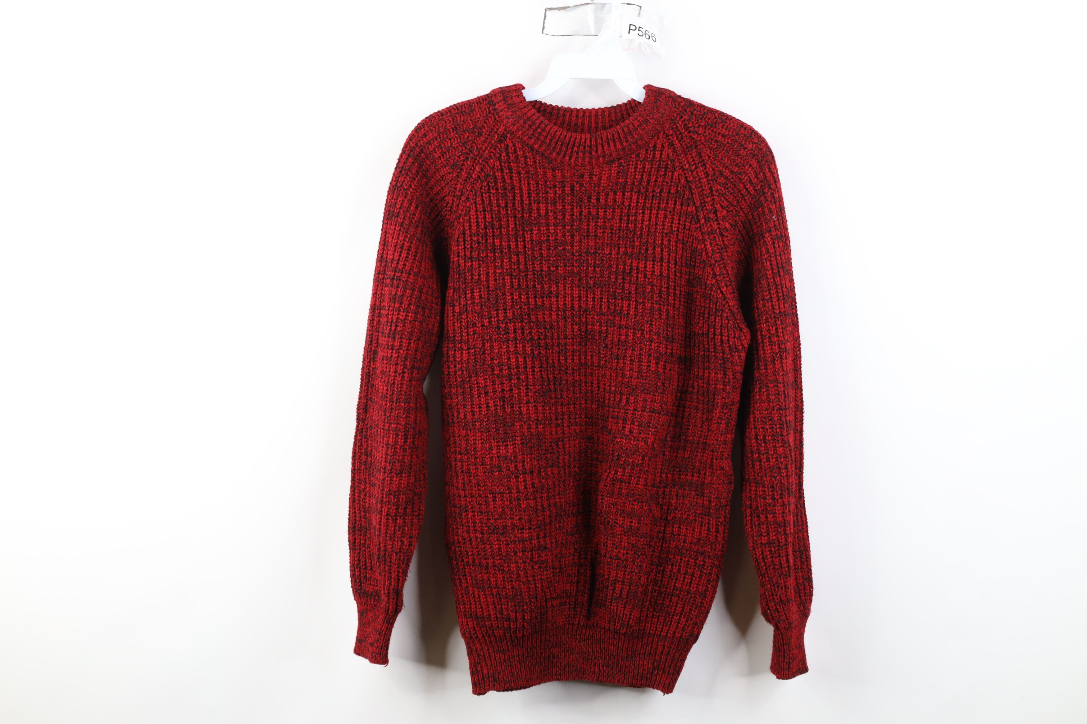 Vintage Vintage 90s Streetwear Chunky Ribbed Knit Crewneck Sweater Size S / US 4 / IT 40 - 1 Thumbnail