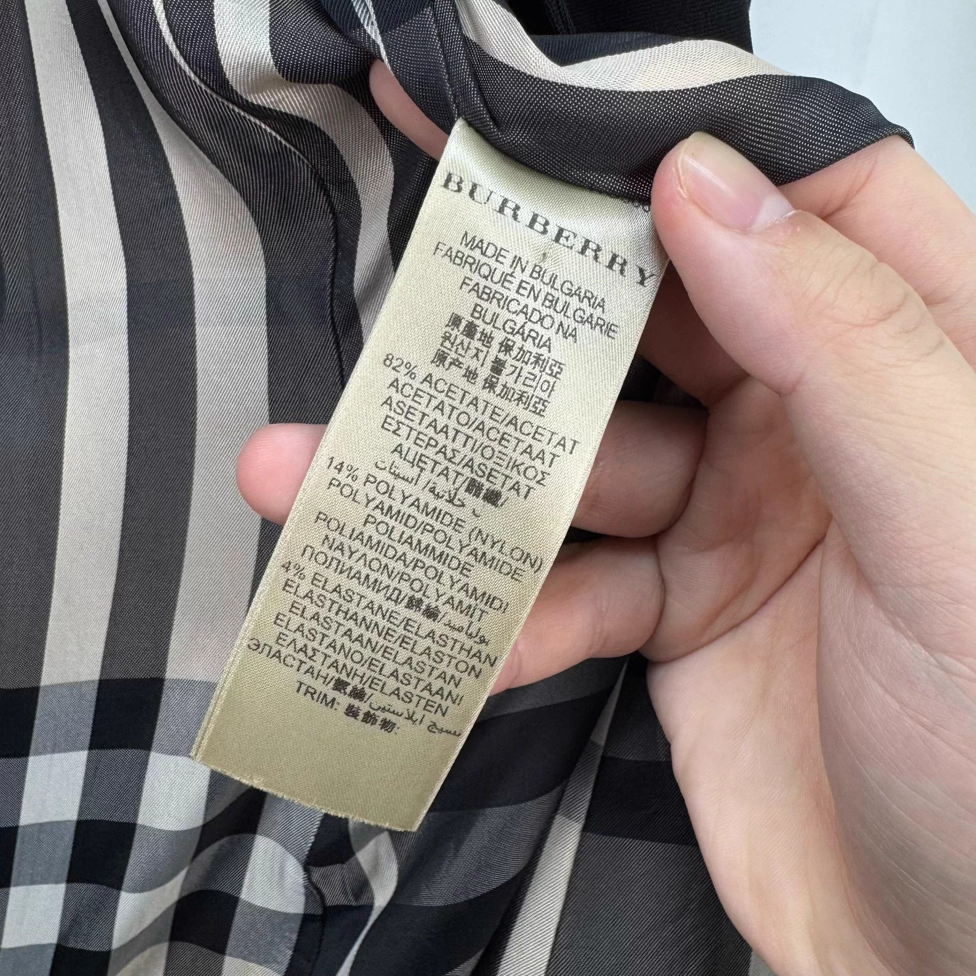 Burberry Burberry doublebreasted checklined trench UK6 99new Size XS / US 0-2 / IT 36-38 - 7 Thumbnail