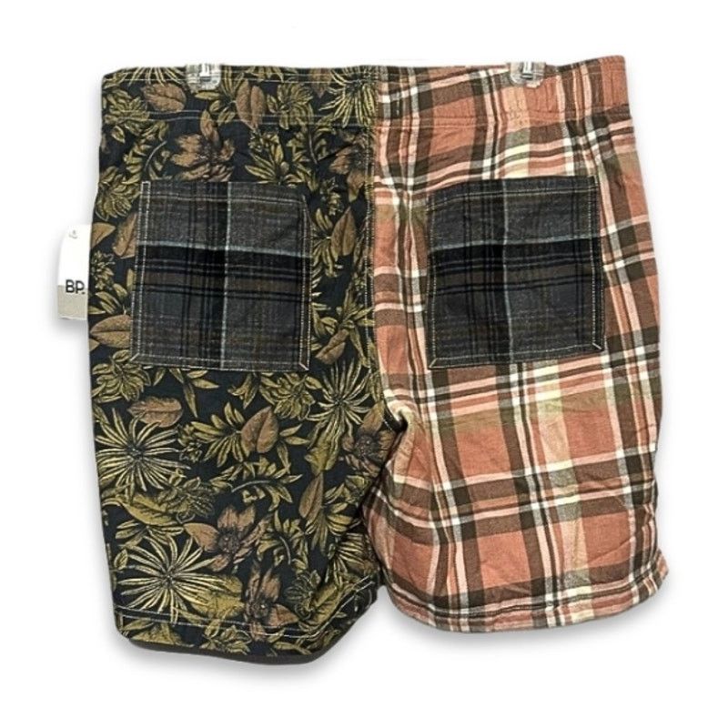 BP. BP. Shorts Plaid Floral Drawstring Multicolor Men's L NWT Size US 35 - 5 Thumbnail