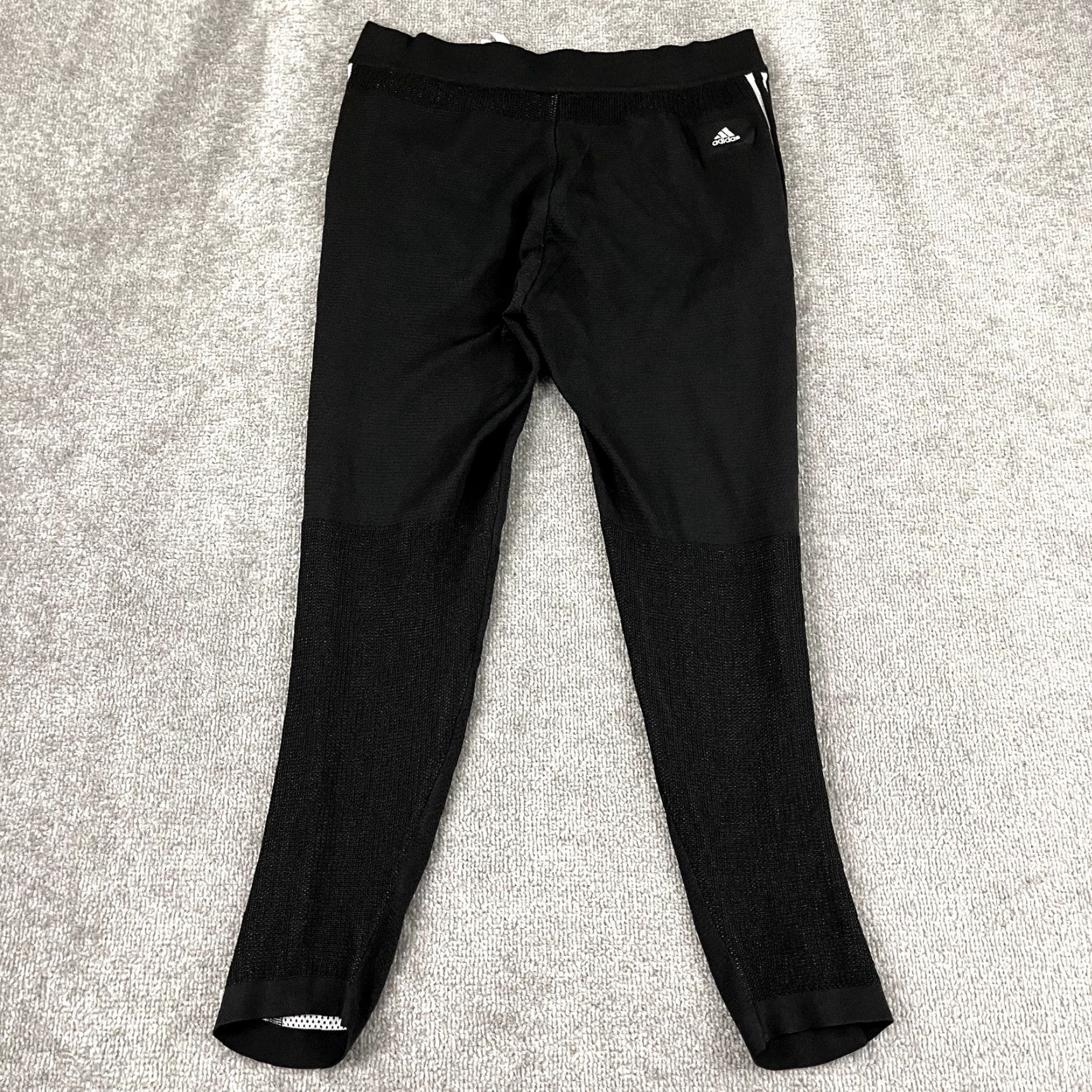 Adidas ADIDAS Pants Womens M ID Stryker Black White Knit Track Soccer CF0333 Size 32" / US 10 / IT 46 - 2 Thumbnail