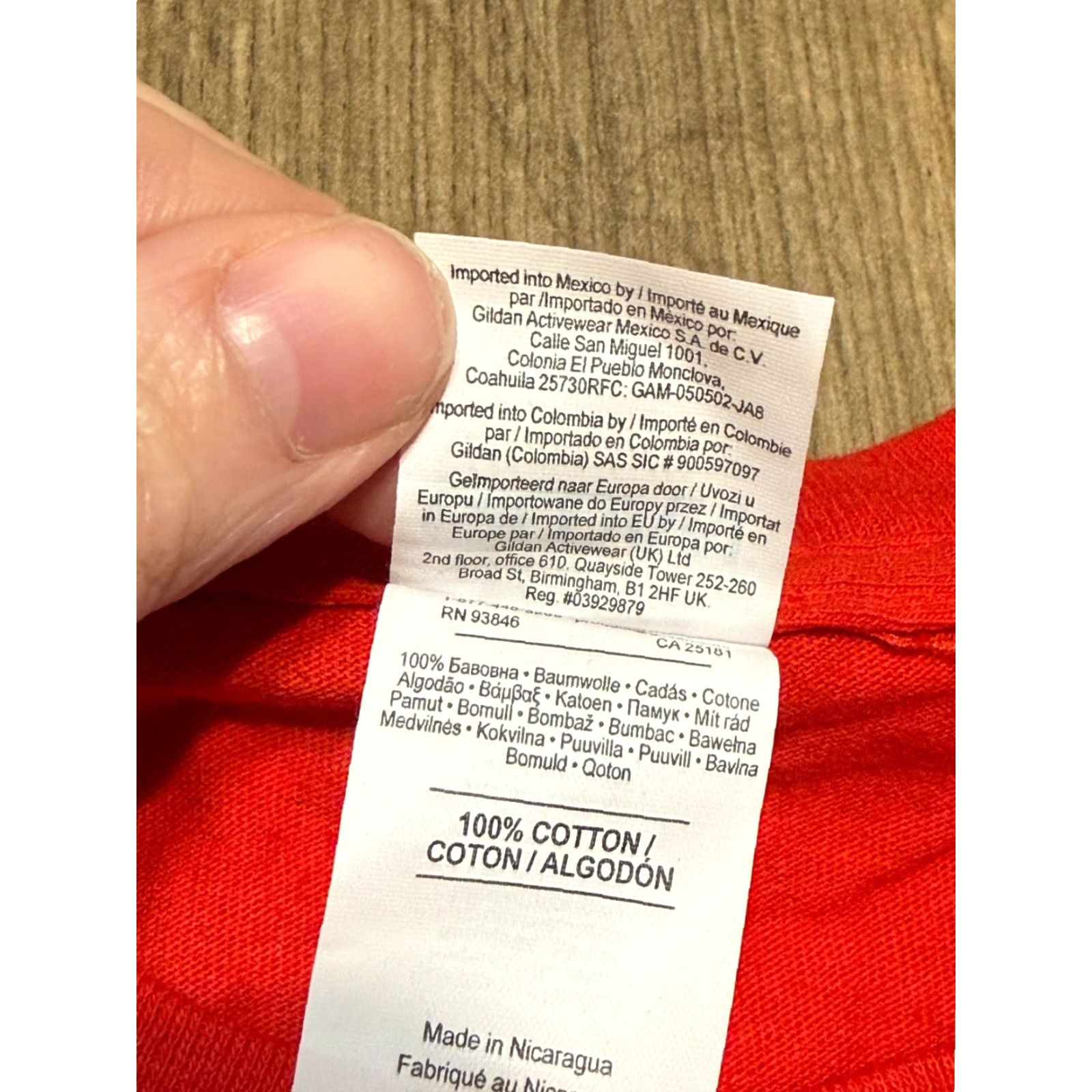 Gildan Gildan Shirts Men L Red Crew Neck Short Sleeve Basic Tees Casual Size US L / EU 52-54 / 3 - 7 Thumbnail