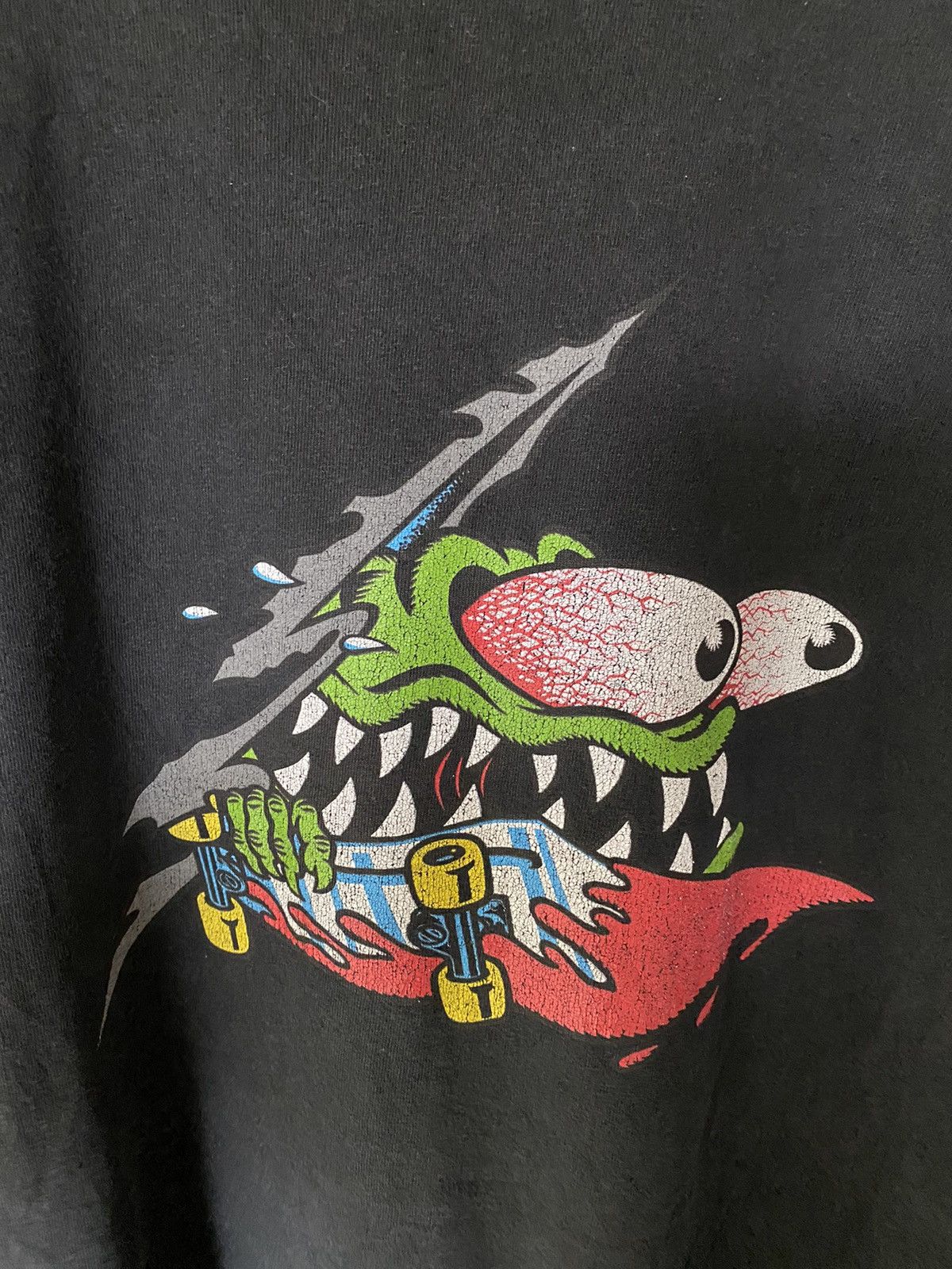 Girl Skateboards × Santa Cruz Skateboards 2000s Santa Cruz Keith Meek Slasher tee Size US L / EU 52-54 / 3 - 3 Thumbnail