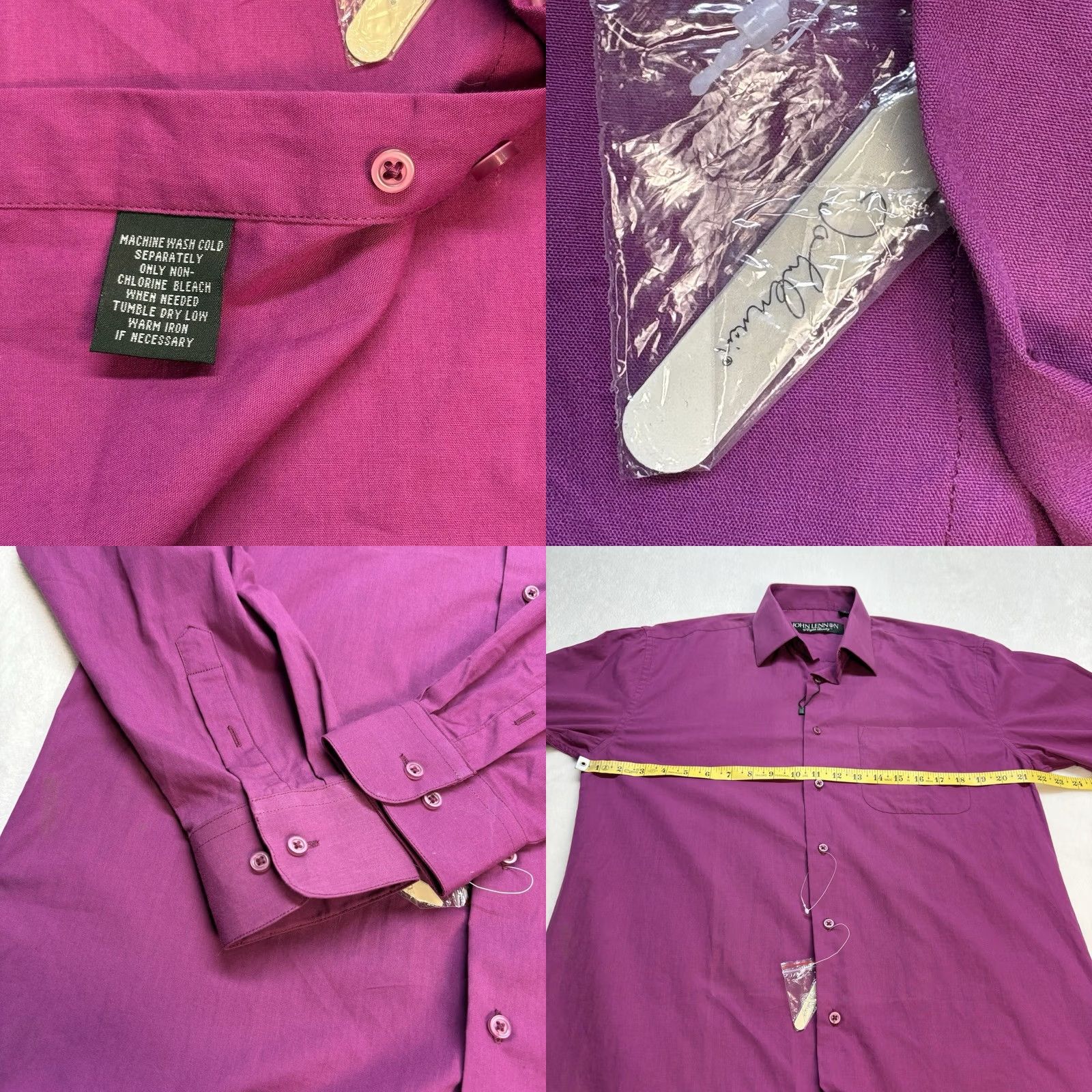 English Laundry English Laundry Purple Ombré Long Sleeve Button Down Shirt M Size US M / EU 48-50 / 2 - 8 Thumbnail