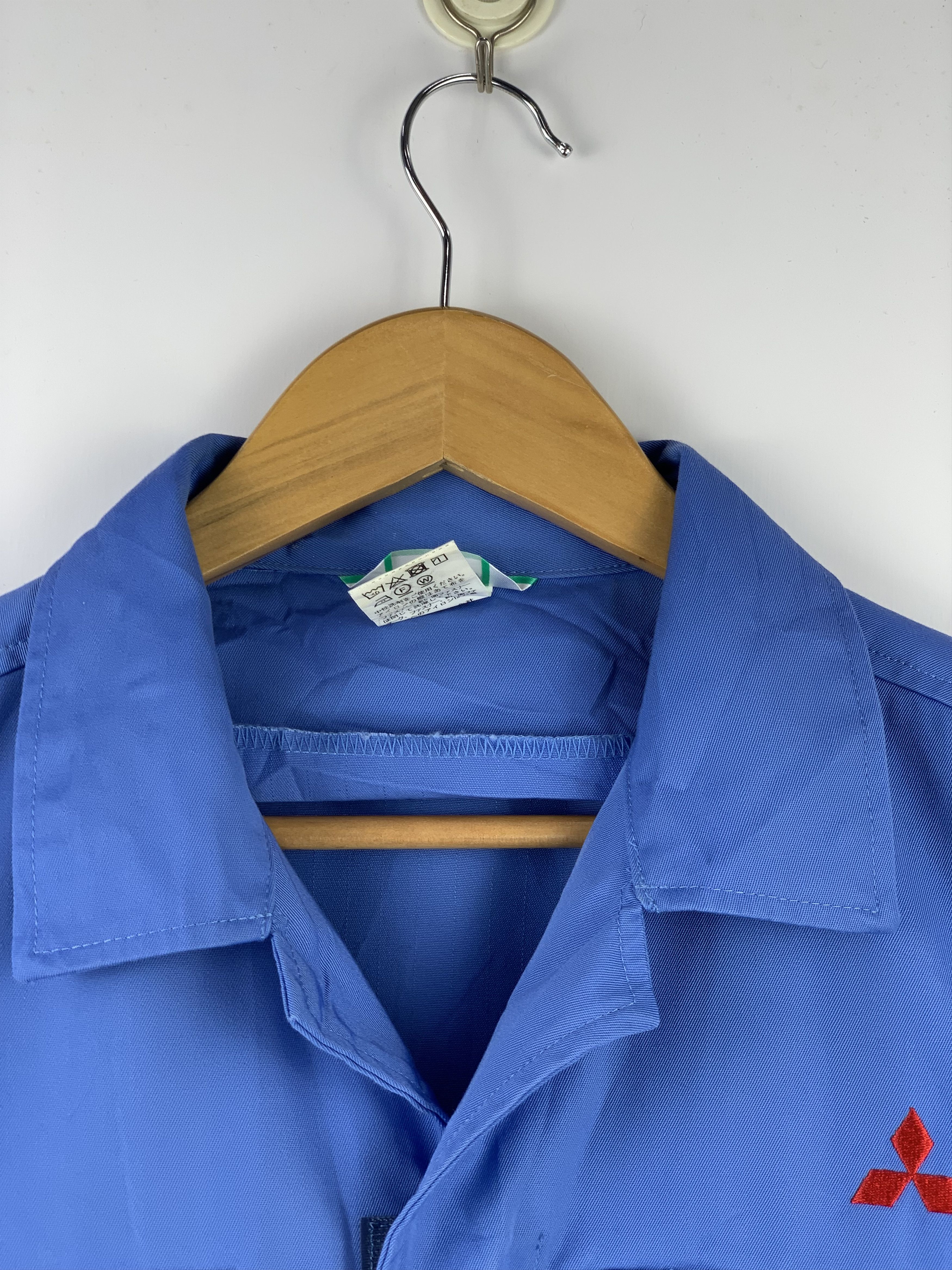 Japanese Brand Vintage Japanese Brand Mitsubishi Workers Denim Jacket J1524 Size US L / EU 52-54 / 3 - 11 Thumbnail