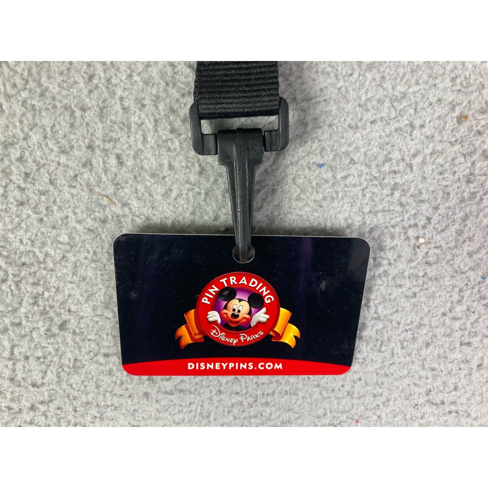 Disney Disney Pin Trading Lanyard Black Vintage Unisex Kids Adults Size ONE SIZE - 2 Thumbnail