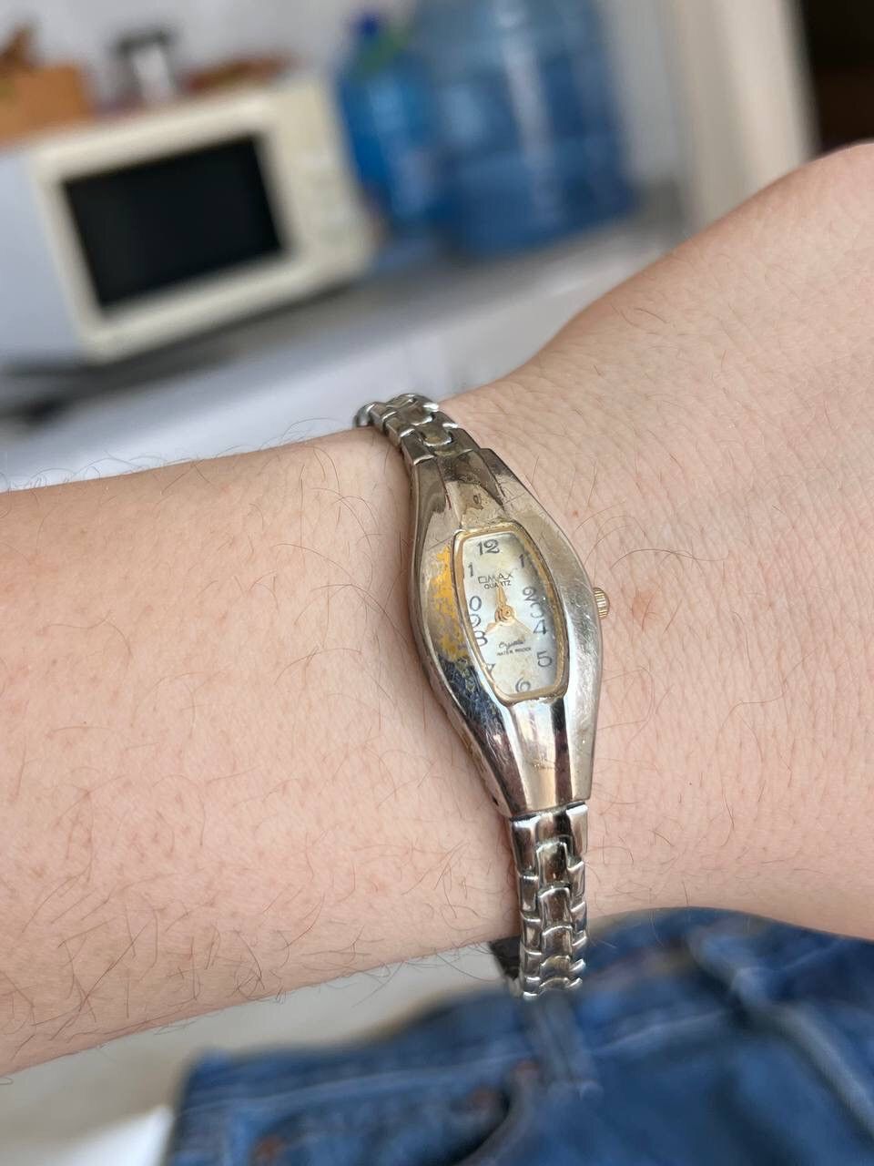 Japanese Brand × Vintage Vintage Japanese style futuristic Watch Omax White Logo Size ONE SIZE - 1 Thumbnail