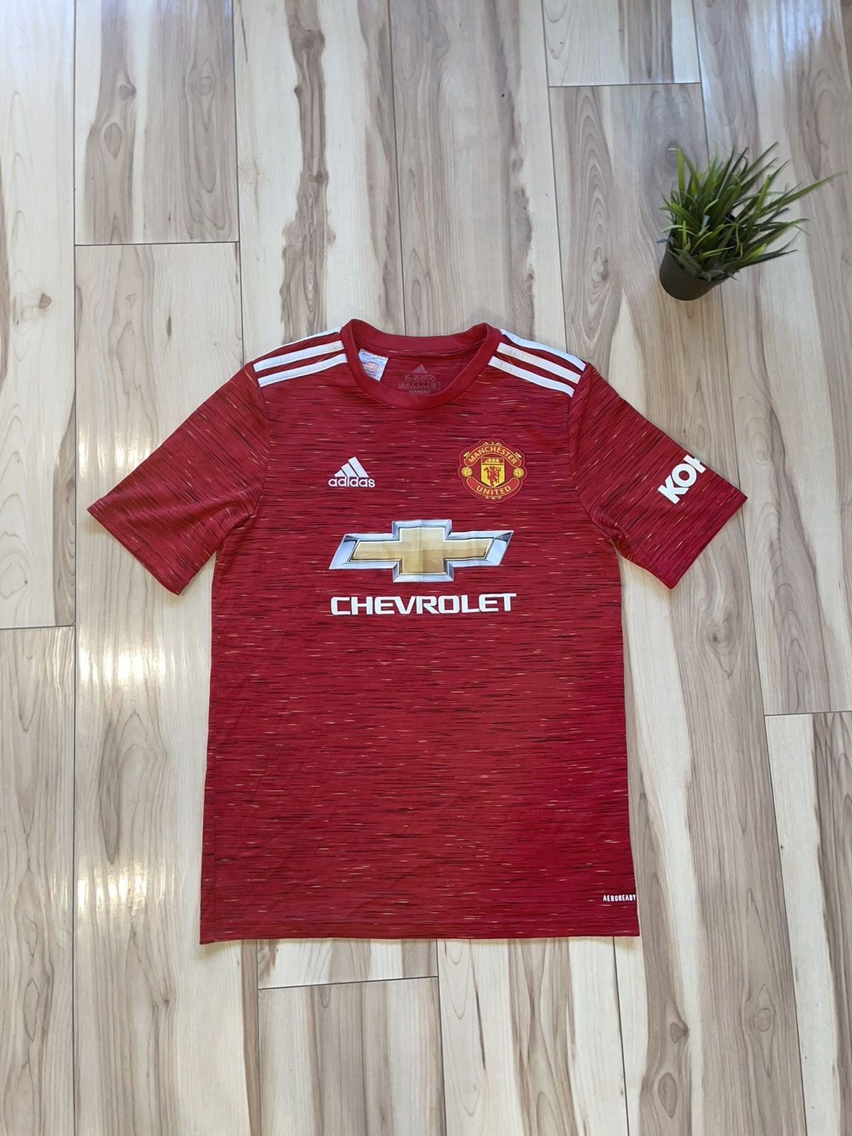 Adidas × Vintage T-Shirt Adidas x Manchester United Chevrolet Size US S / EU 44-46 / 1 - 1 Thumbnail
