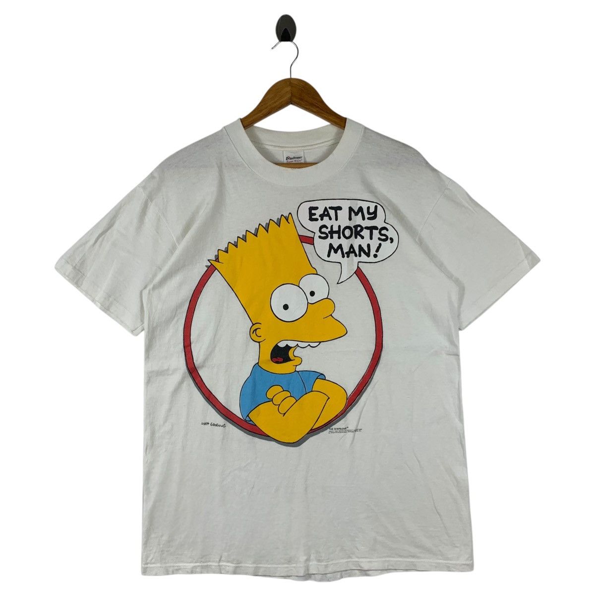 The Simpsons Vintage BART SIMPSON eat my shorts man big printed tee Size US L / EU 52-54 / 3 - 1 Thumbnail