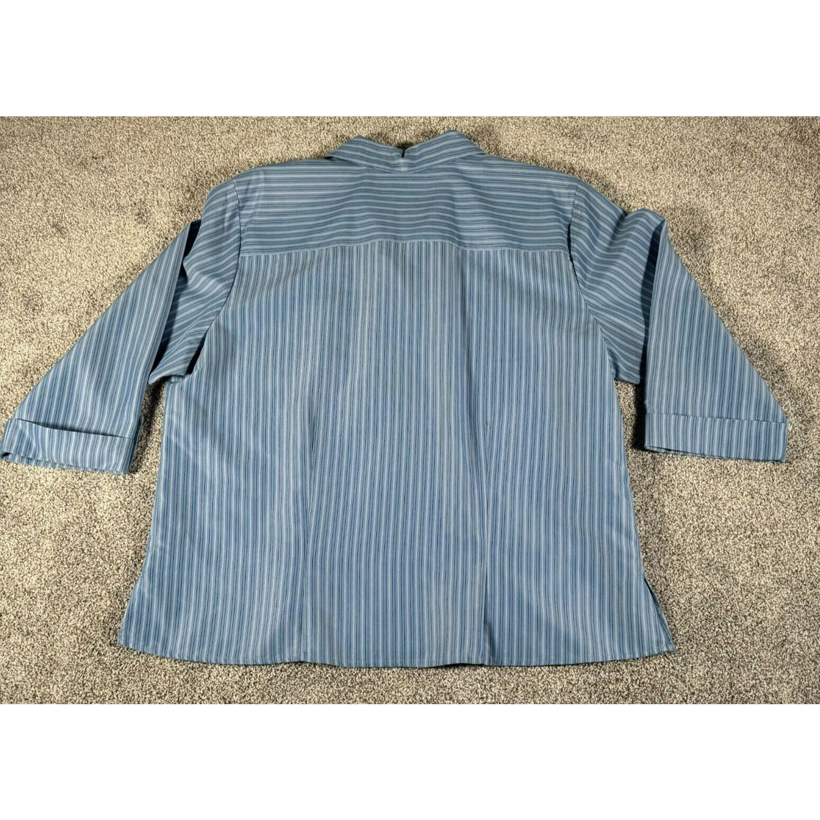 Other Vintage 80s 90s Button Up Top Women 1X Plus Coastal Oversize Size XL / US 12-14 / IT 48-50 - 11 Thumbnail