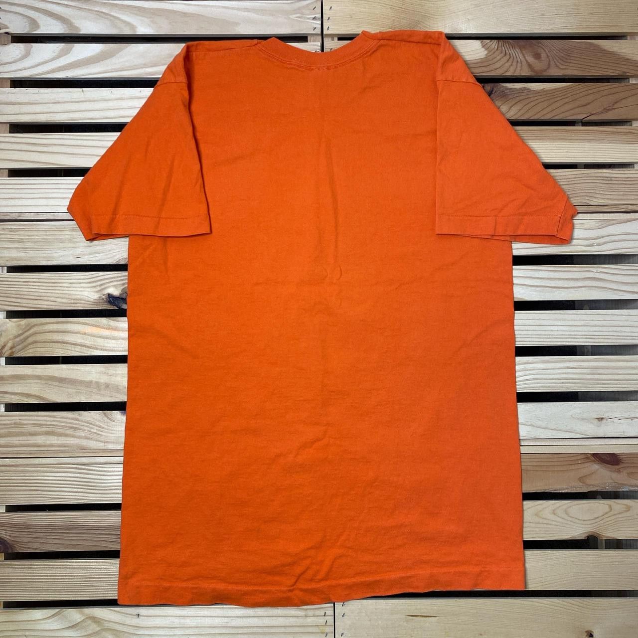 Fruit Of The Loom Vintage State of Shock Orange Basketball Tee Size Large Size US L / EU 52-54 / 3 - 2 Thumbnail