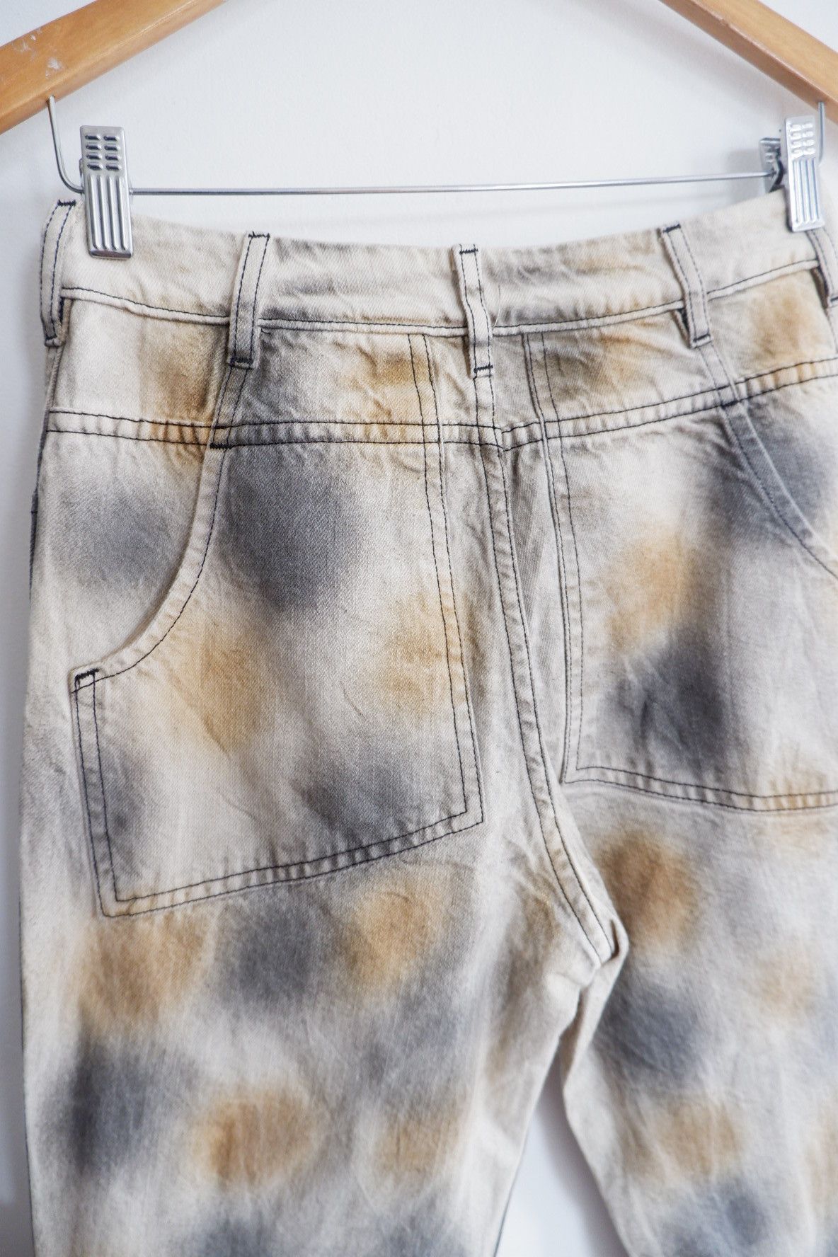 Eckhaus Latta Eckhaus Latte Dirty Dye El Jeans Size US 27 - 3 Thumbnail