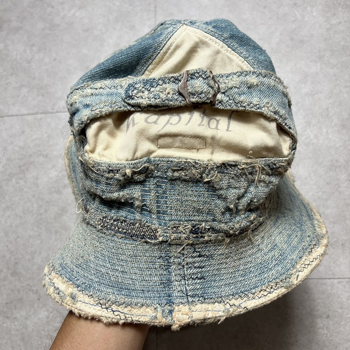 Kapital × Kapital Kountry Kapital BORO Old Man & The Sea Bucket Hat Size ONE SIZE - 4 Thumbnail