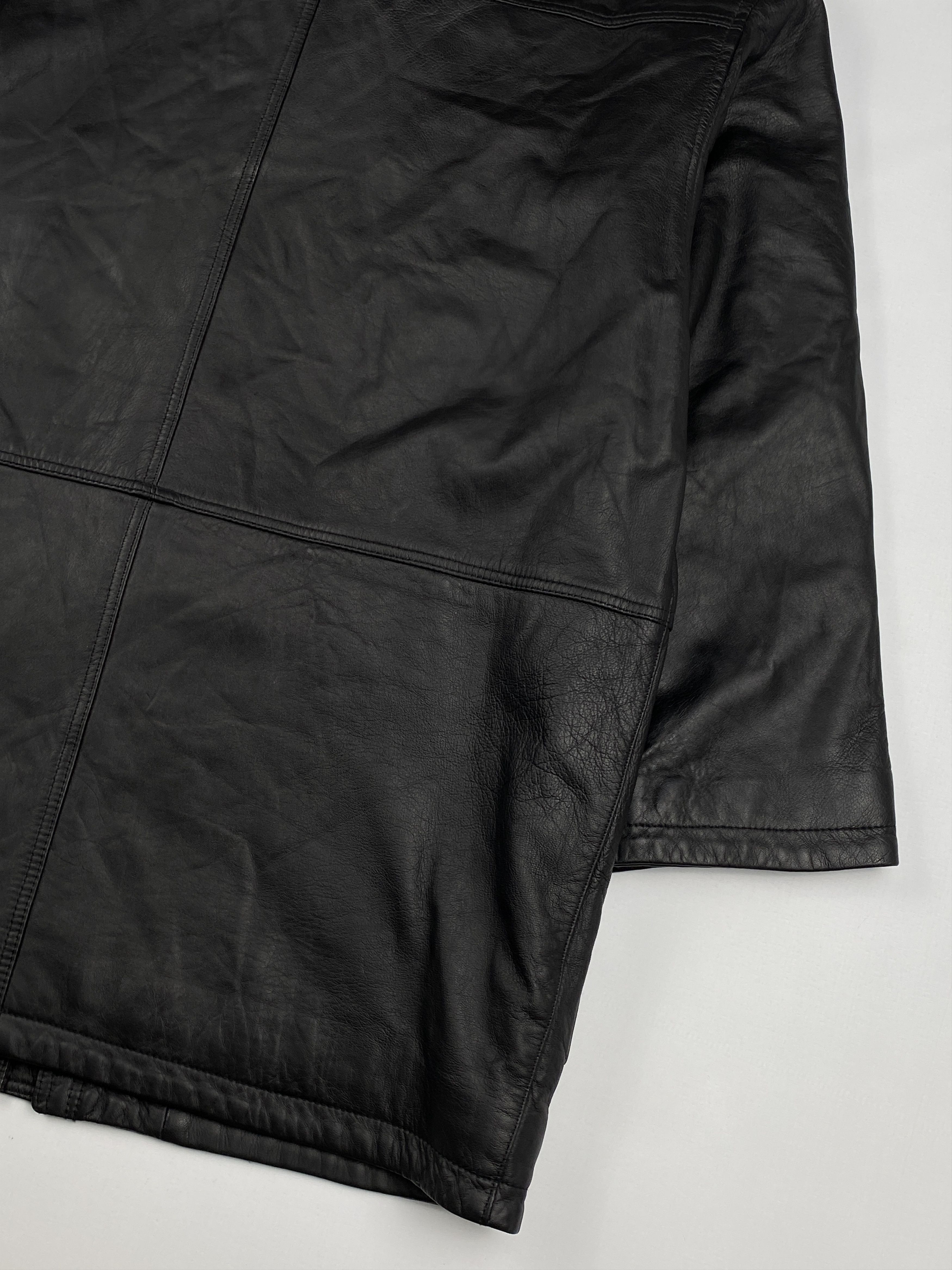 Burberry Vintage Duffle Coat Nova Check Leather Jacket Size M / US 6-8 / IT 42-44 - 15 Thumbnail