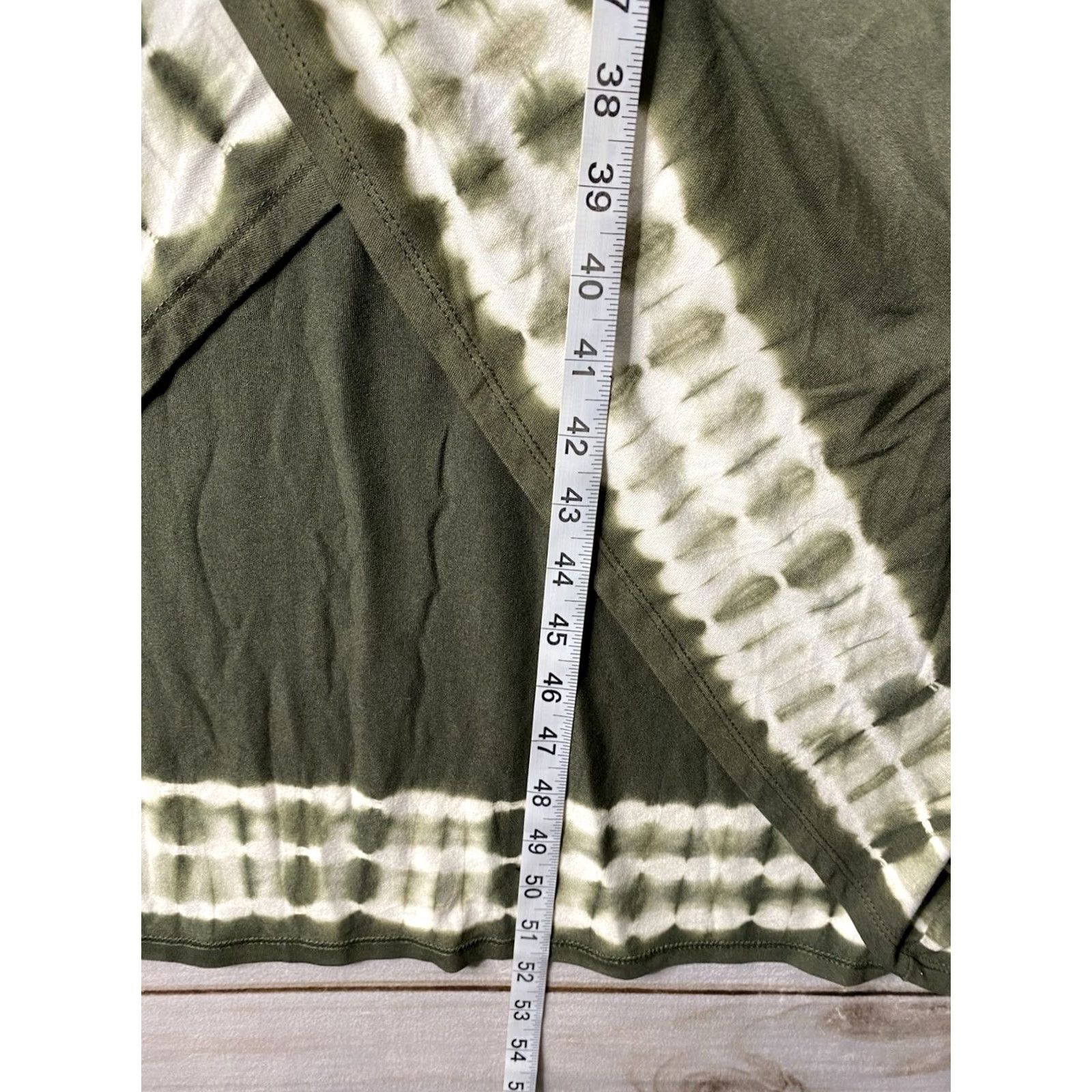 Vintage Chico's Maxi Dress Women XS-1 Regular Green Sleeveless Tie Dye Elastic Waist Vaca Resort Casual Travel Size M / US 6-8 / IT 42-44 - 6 Thumbnail