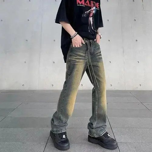 VIBE Vintage washed distressed rusty faded jeans Size US 32 / EU 48 - 3 Thumbnail