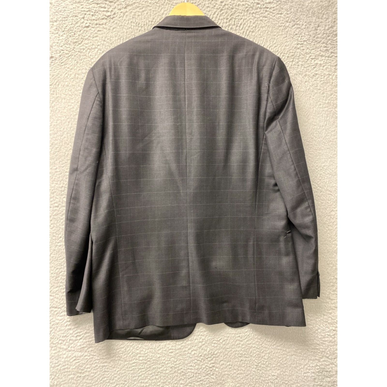 Vintage VINTAGE Todays Man Gian Wool Blazer Jacket Sport Coat Men 44 Black Check Tuxedo Italy Size 44R - 7 Thumbnail