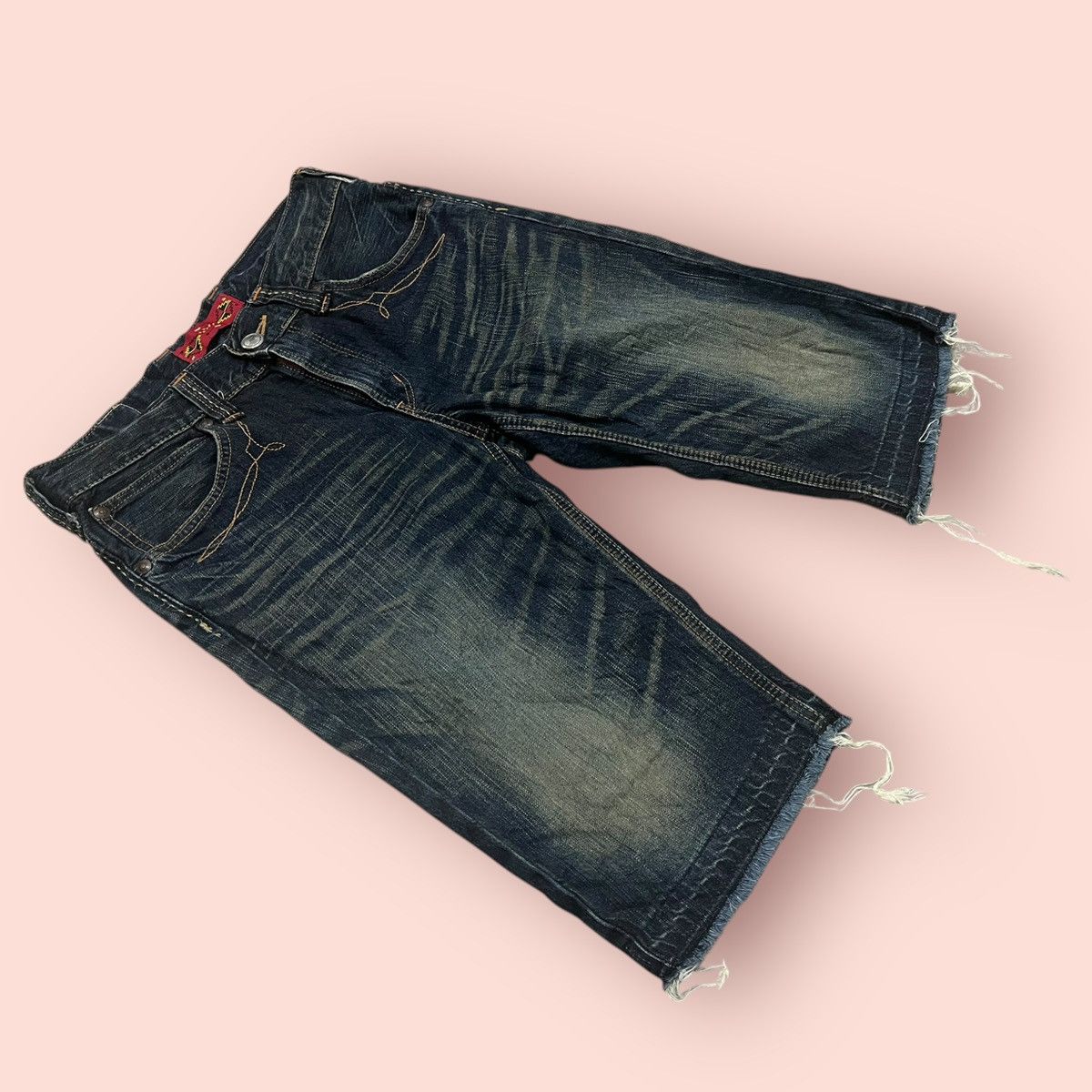 Edwin × If Six Was Nine × Tornado Mart RARE VINTAGE EDWIN XV DENIM SHORTS (W30'-31') Size US 31 - 4 Thumbnail