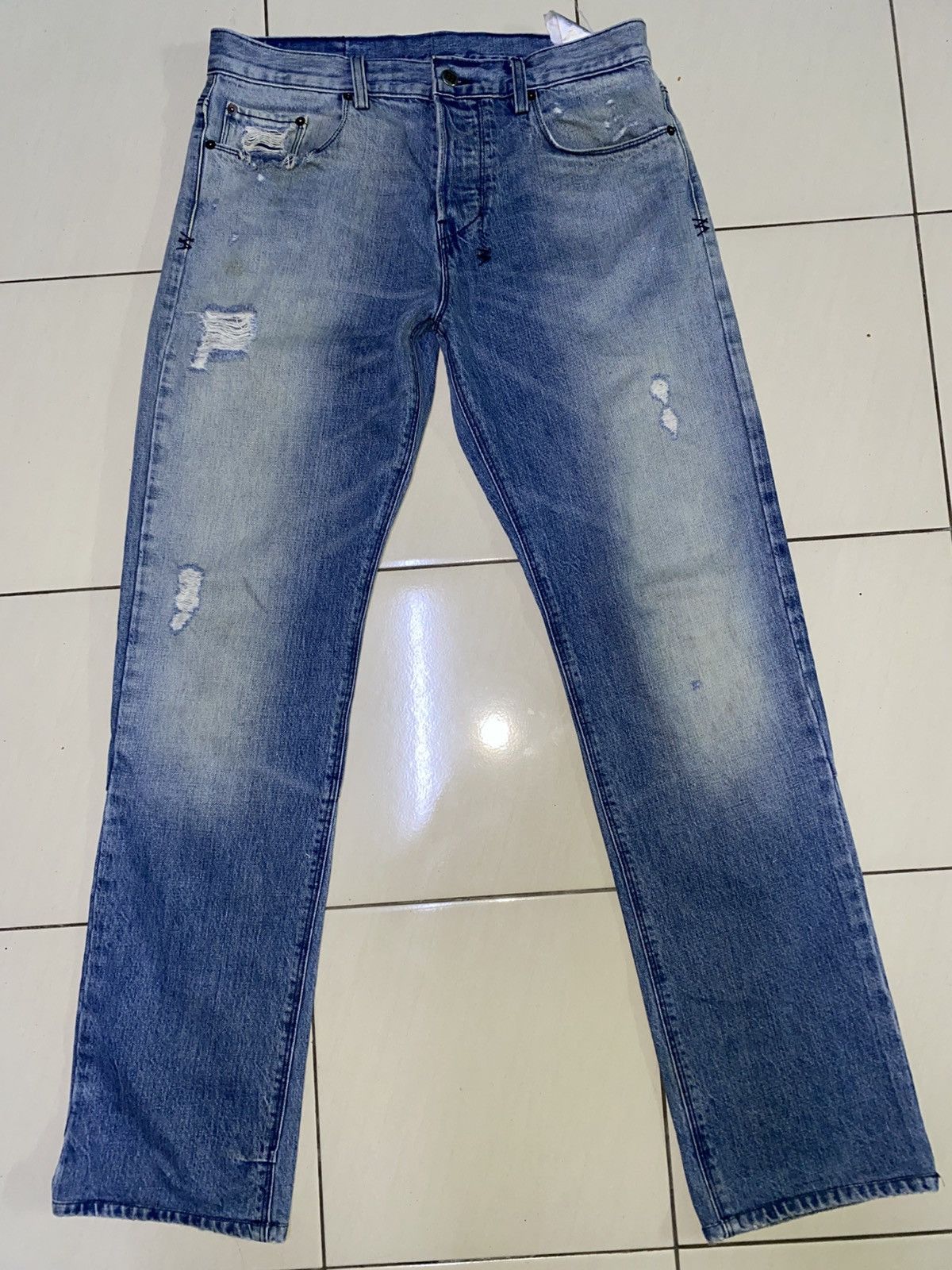 Ksubi KSUBi Remake Distressed Jeans Size US 33 - 1 Thumbnail
