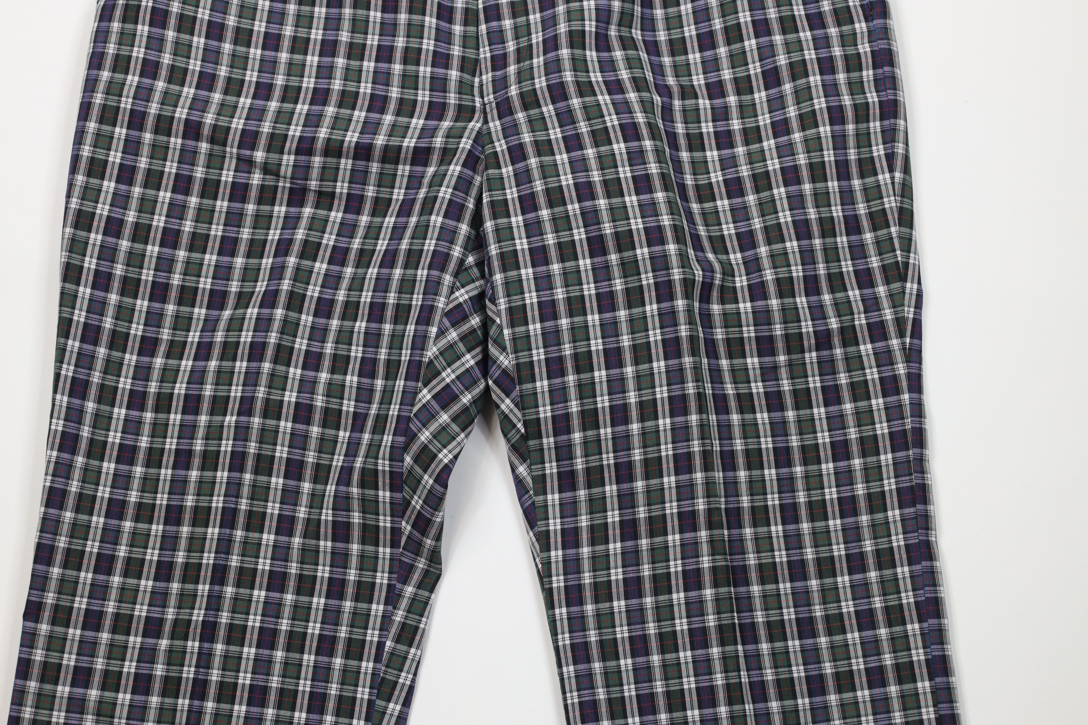 Orvis Vintage 70s Orvis Wide Leg Chino Pants Plaid Cotton USA Size US 38 / EU 54 - 3 Thumbnail