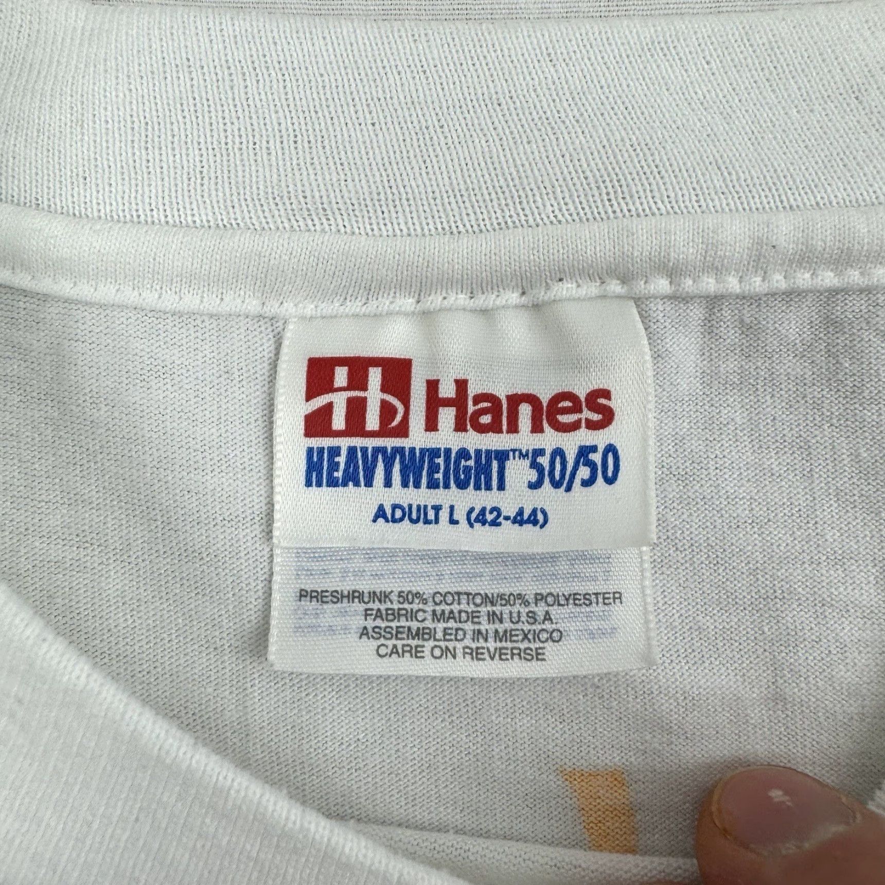 Hanes Vintage Pond Branch Telephone Shirt Adult Large White 95th Anniversary Promo 90s Size US L / EU 52-54 / 3 - 6 Thumbnail