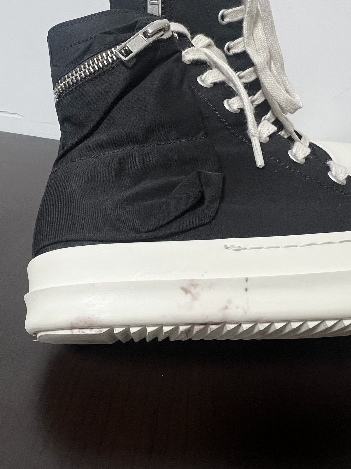 Rick Owens Drkshdw Rick owens cargo ramones high top sneakers sz 36 Size US 6 / IT 36 - 6 Thumbnail