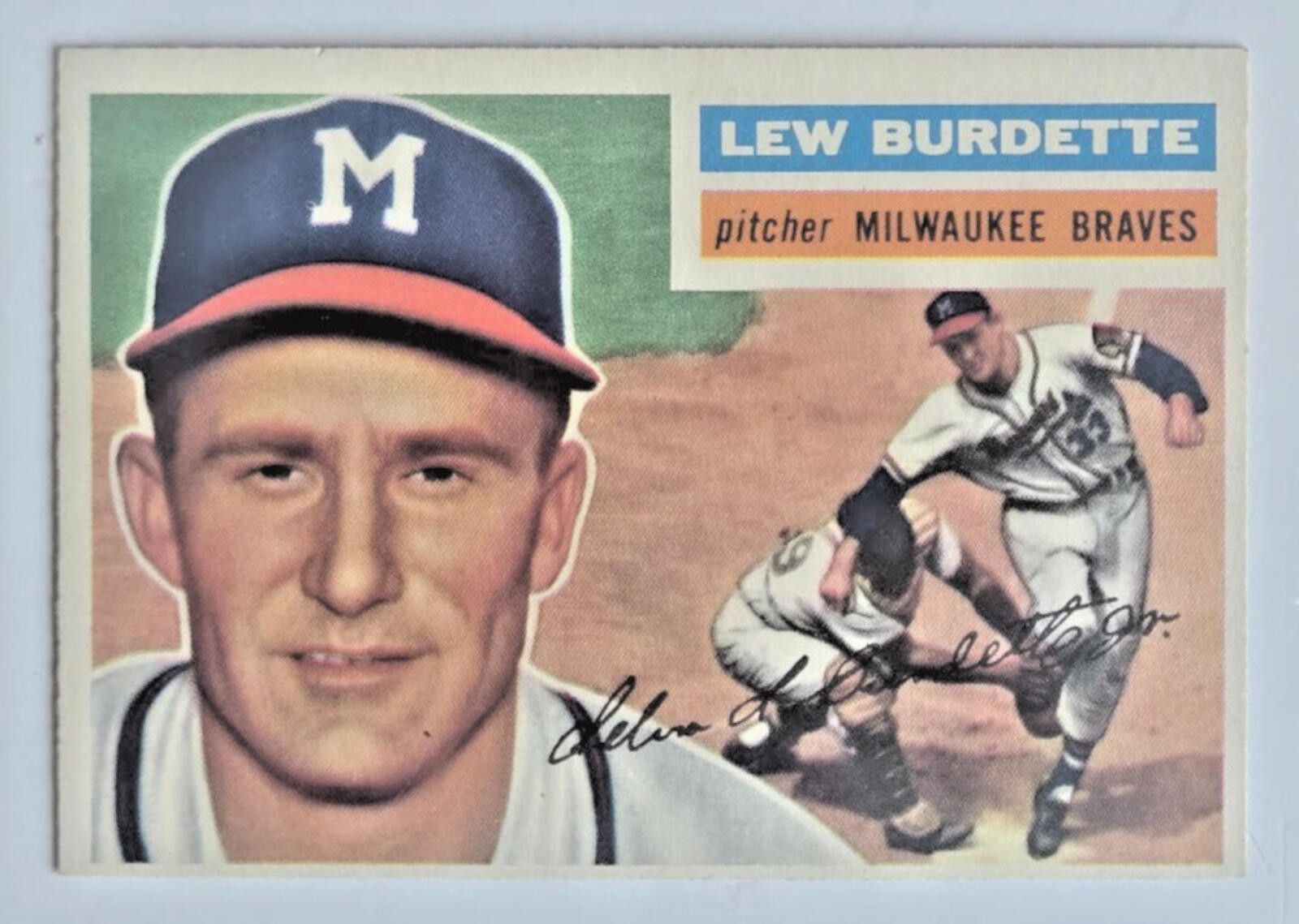 Other 1956 TOPPS BASEBALL #219 LEW BURDETTE BASEBALL CARD Size ONE SIZE - 1 Thumbnail