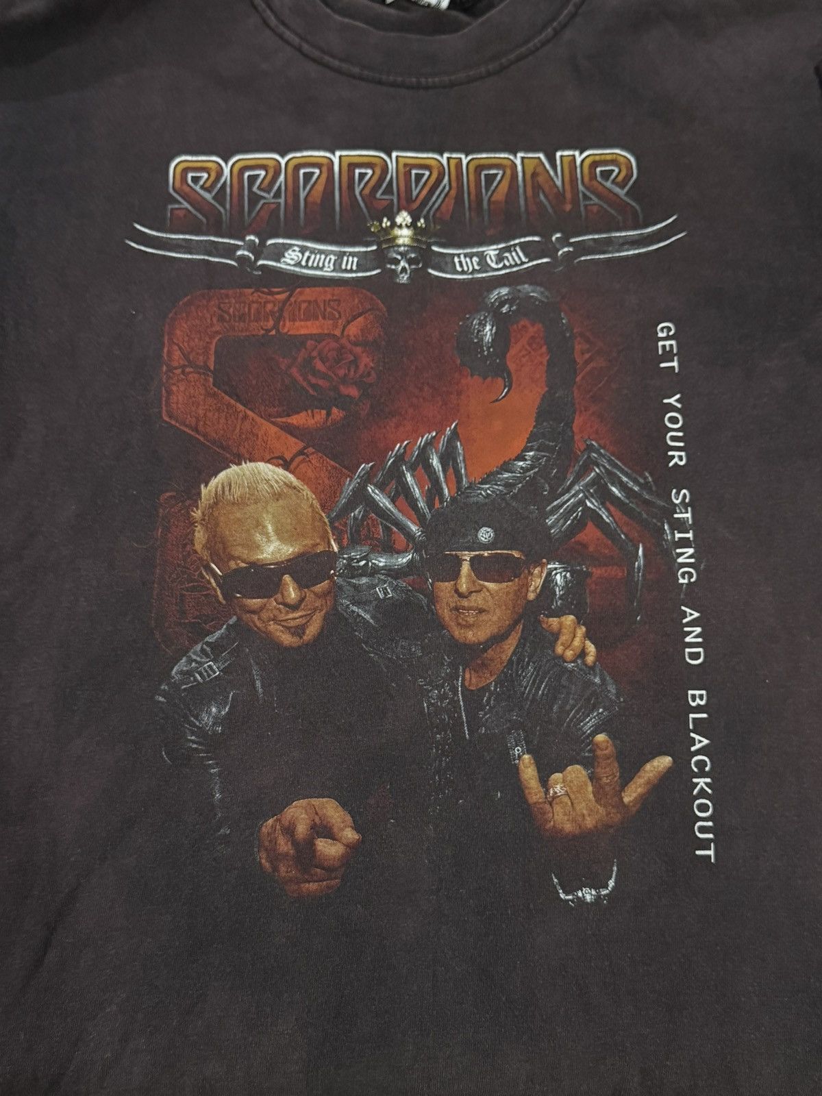 Vintage Scorpions Mexican B T-Shirt Size US M / EU 48-50 / 2 - 7 Thumbnail