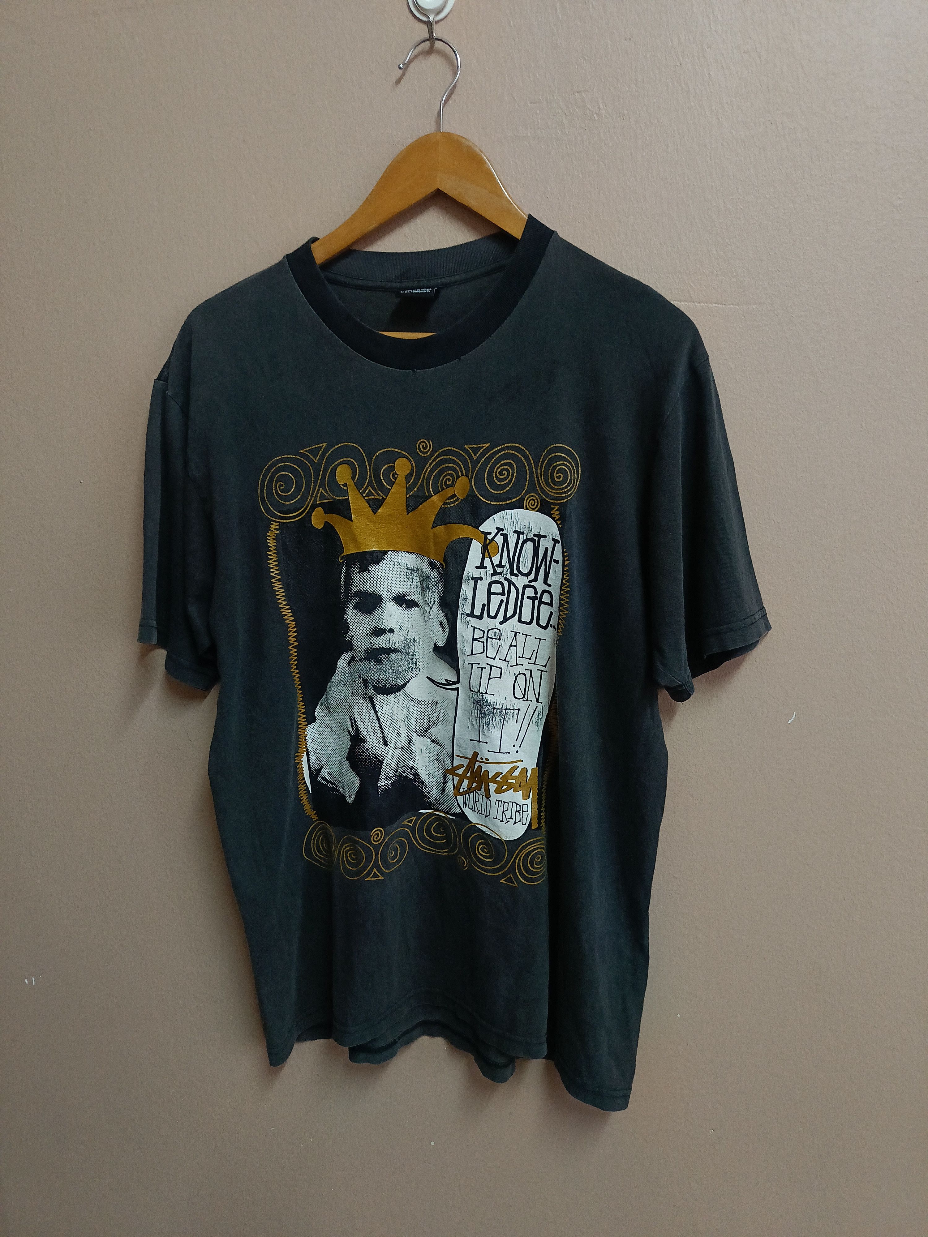 Stussy Vintage Stussy Knowledge World Tribe Size US L / EU 52-54 / 3 - 2 Thumbnail