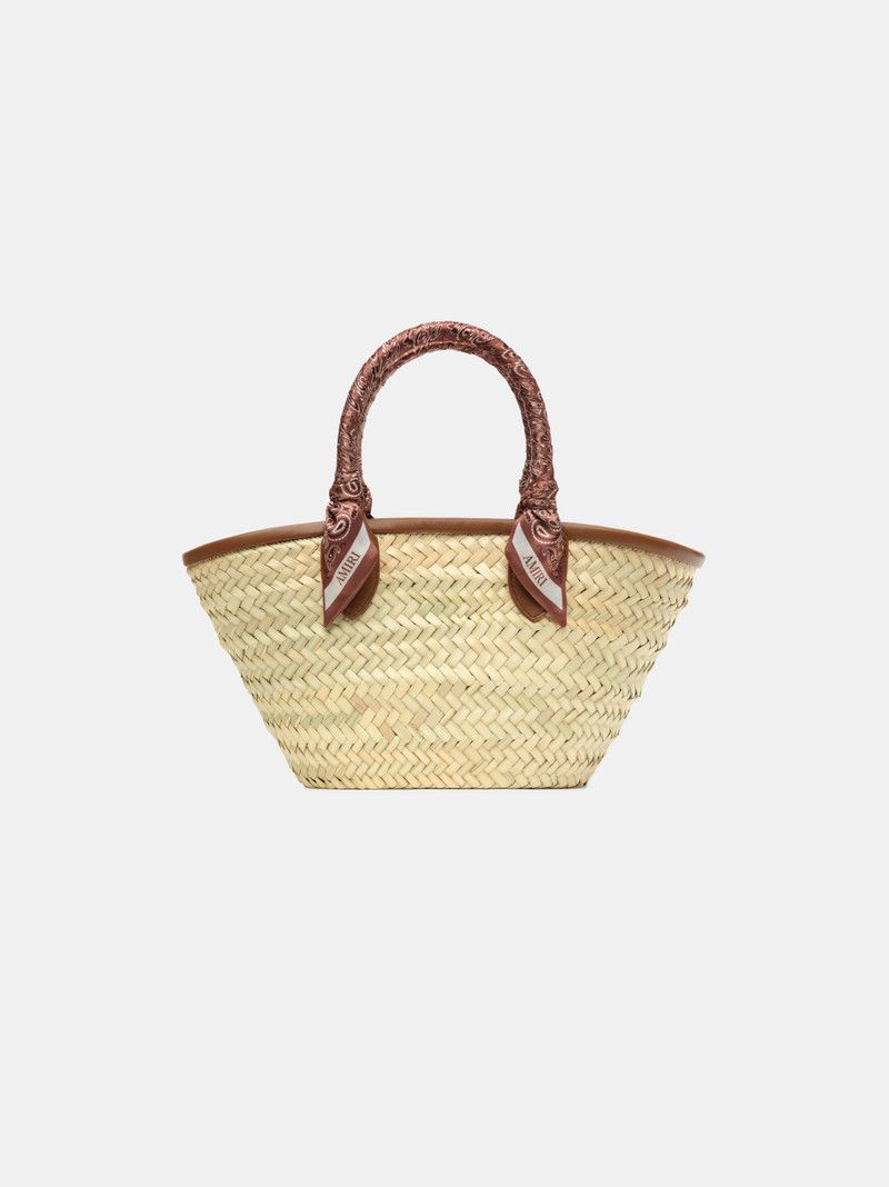 Amiri o1s1wg110426 Size: OS / MA Raffia Macro Tote Bag in Beige Size ONE SIZE - 2 Thumbnail