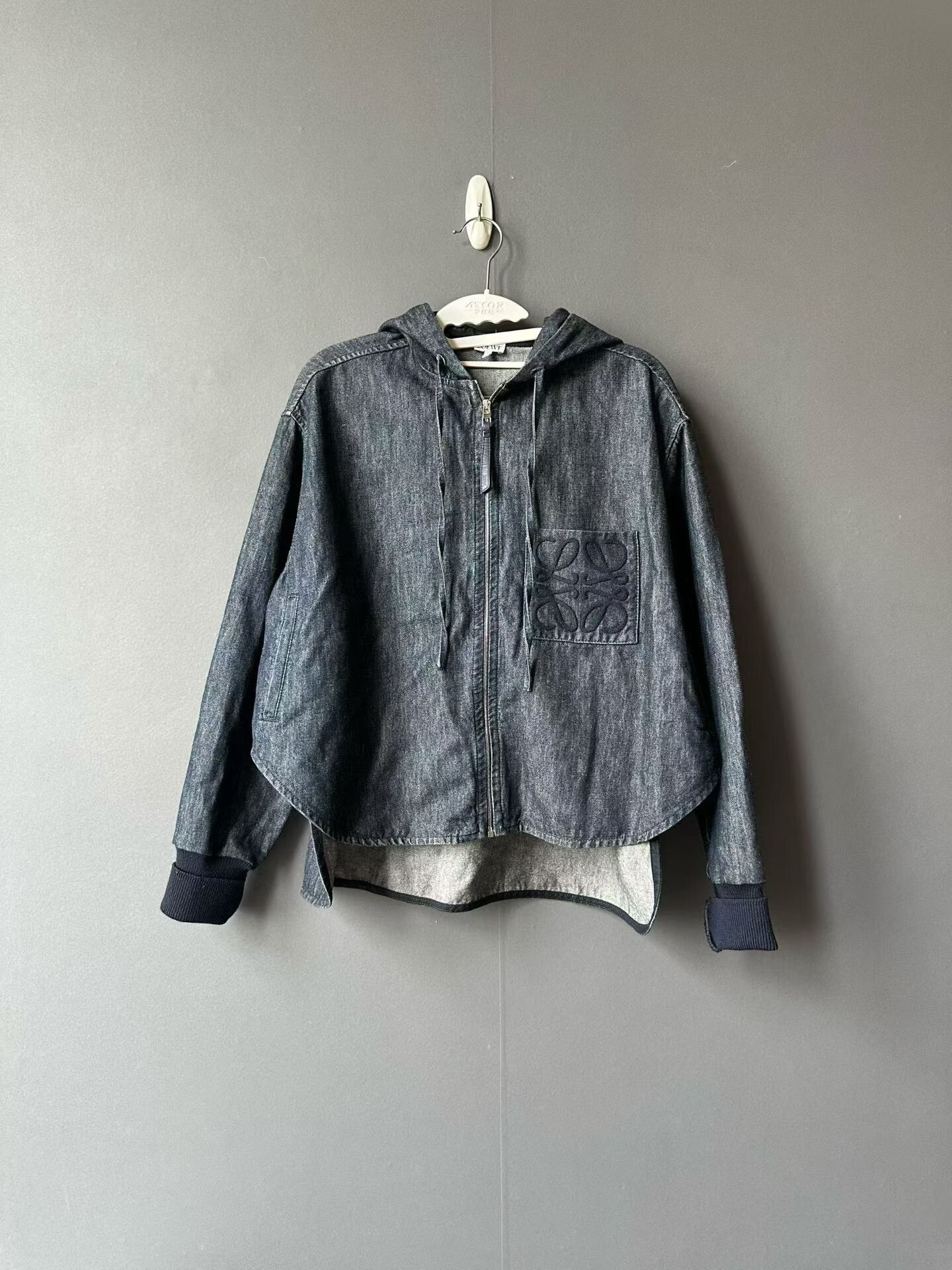Loewe loewe denim hooded jacket size 36 Size US M / EU 48-50 / 2 - 1 Thumbnail