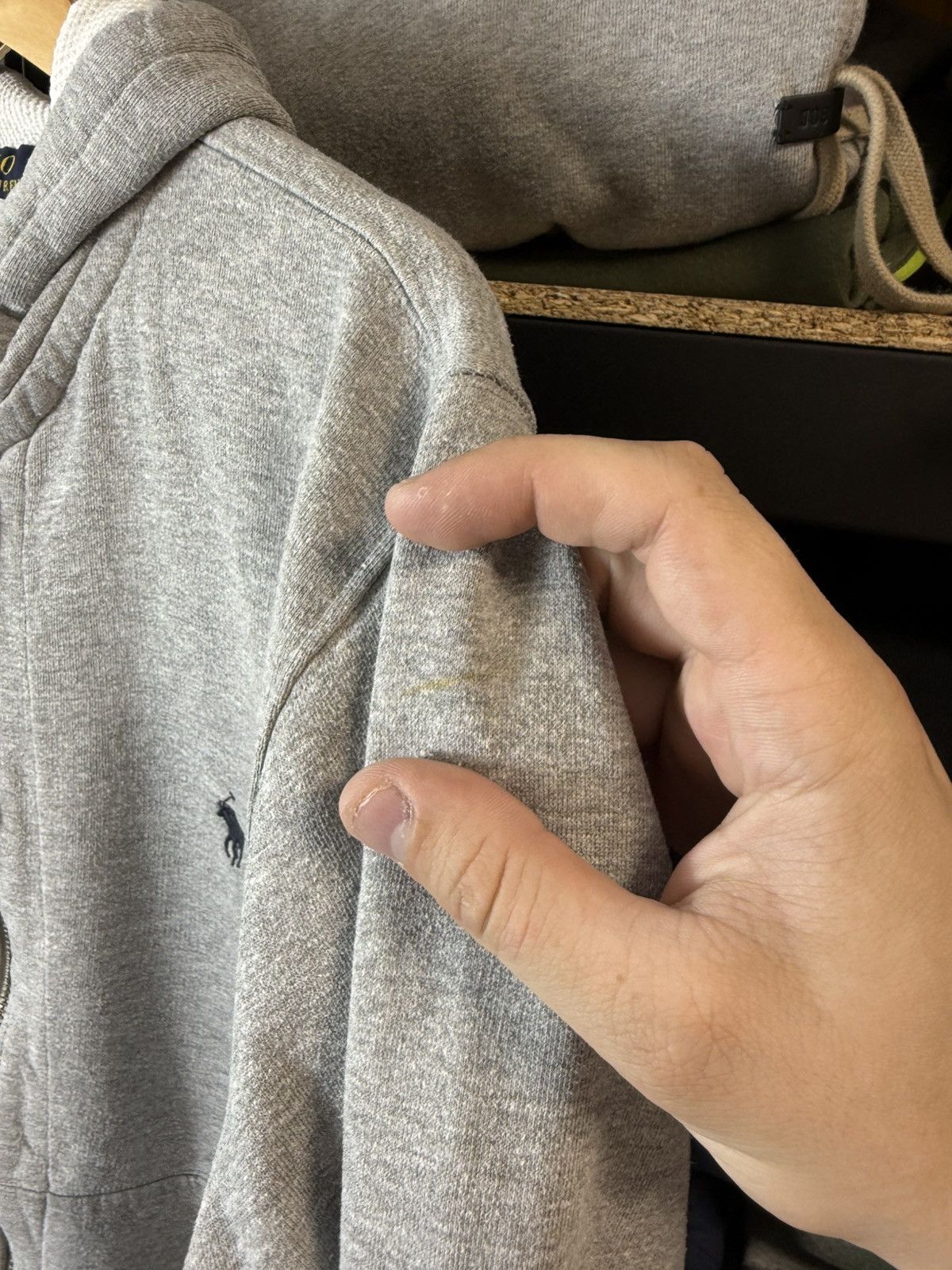 Polo Ralph Lauren Vintage Polo Ralph Lauren Zip Hoodie Grey Pony Logo Full Zip Size US S / EU 44-46 / 1 - 13 Thumbnail