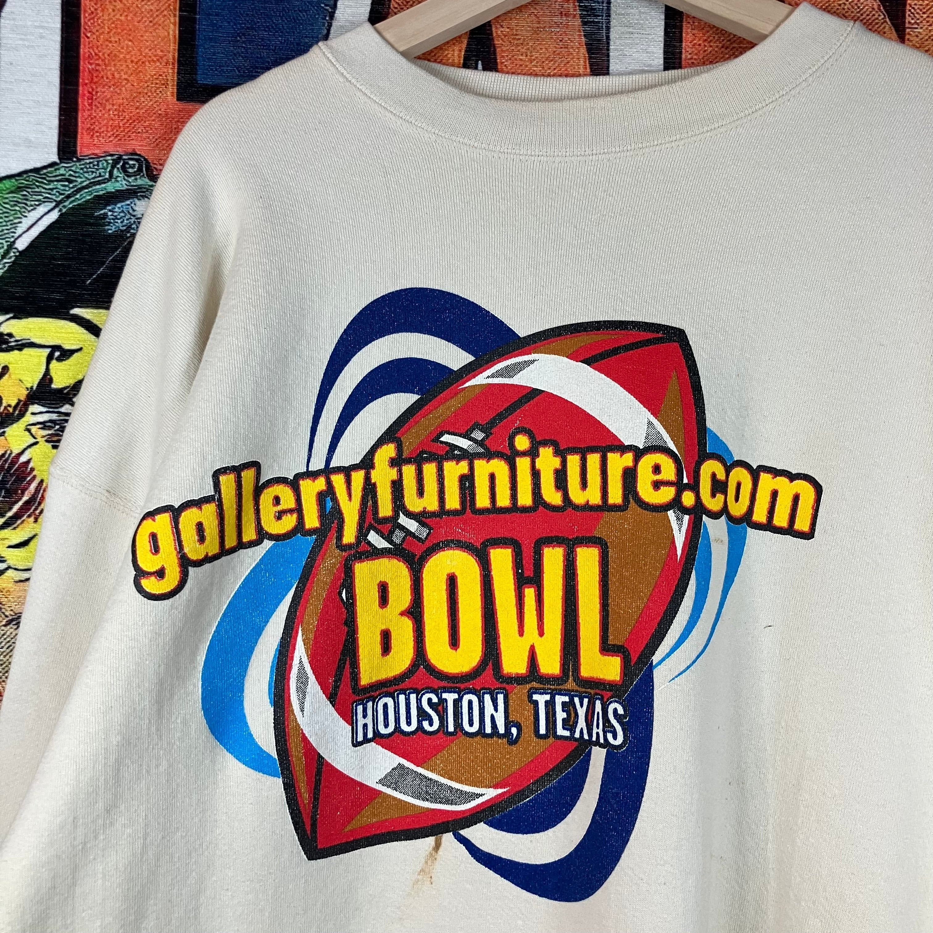 Vintage Vintage 90s Houston Gallery Furniture Astrodome Sweatshirt Size US XL / EU 56 / 4 - 4 Thumbnail